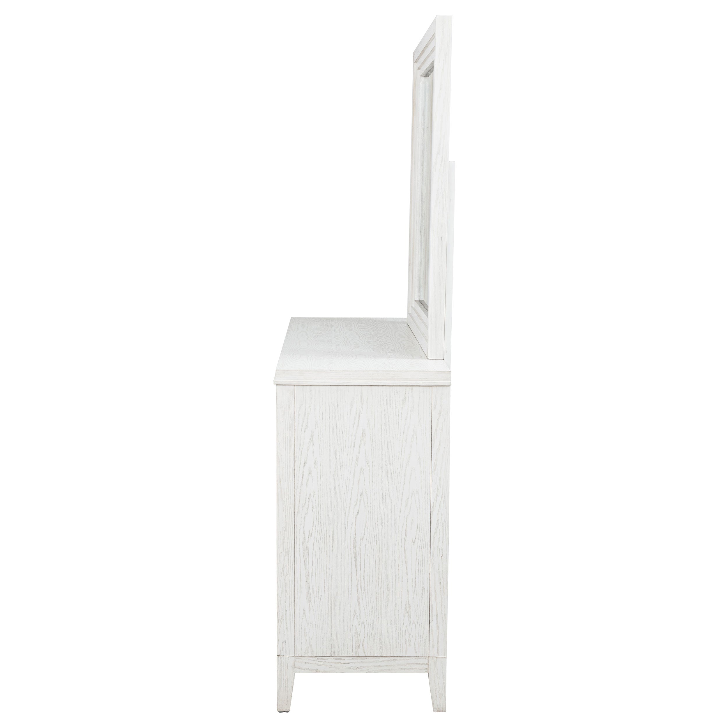 Marielle 6-drawer Dresser with Mirror Distressed White  — view 5