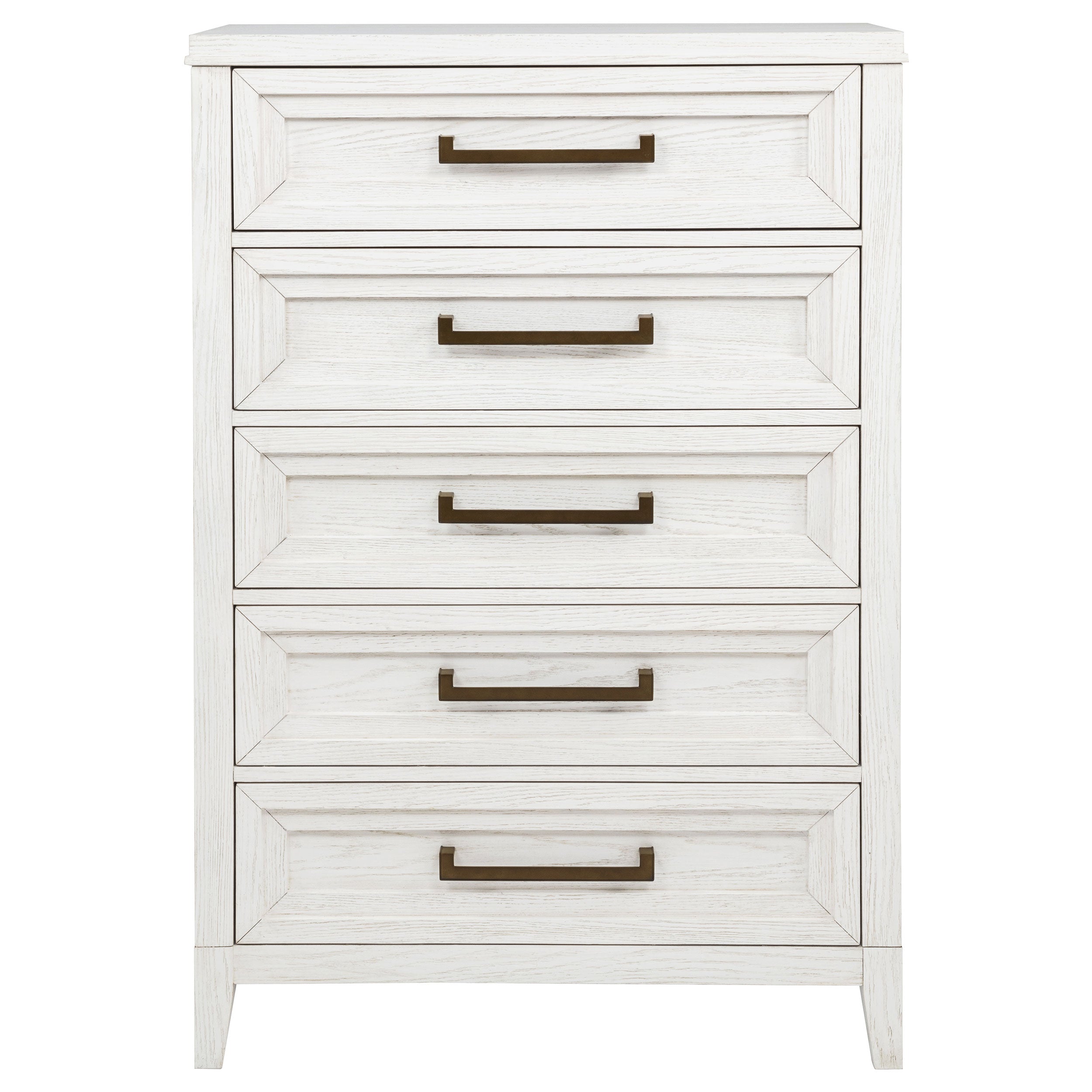 Marielle 5-drawer Bedroom Chest Distressed White  — view 3