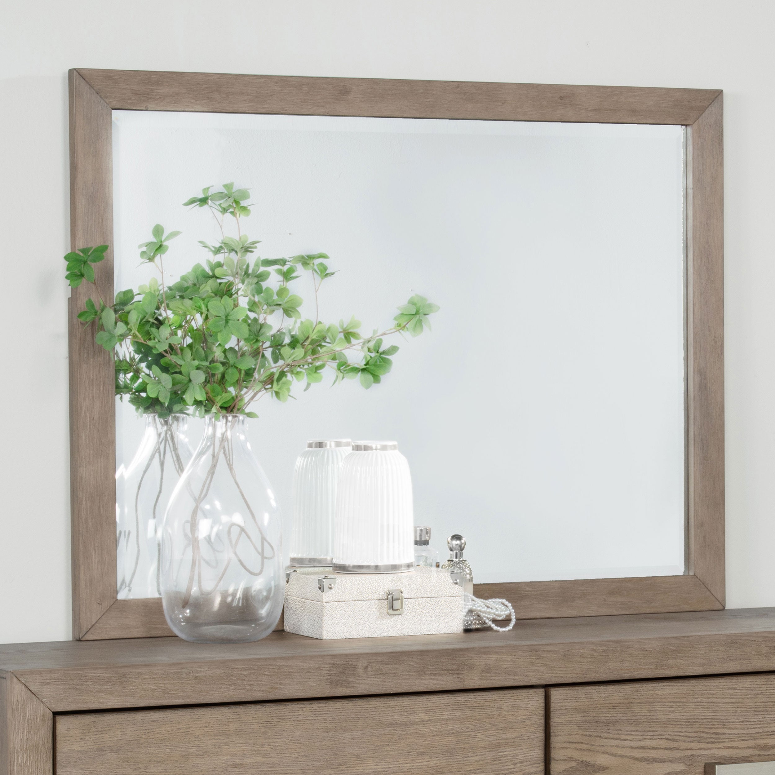 Kenora Dresser Mirror Barley Brown — view 2