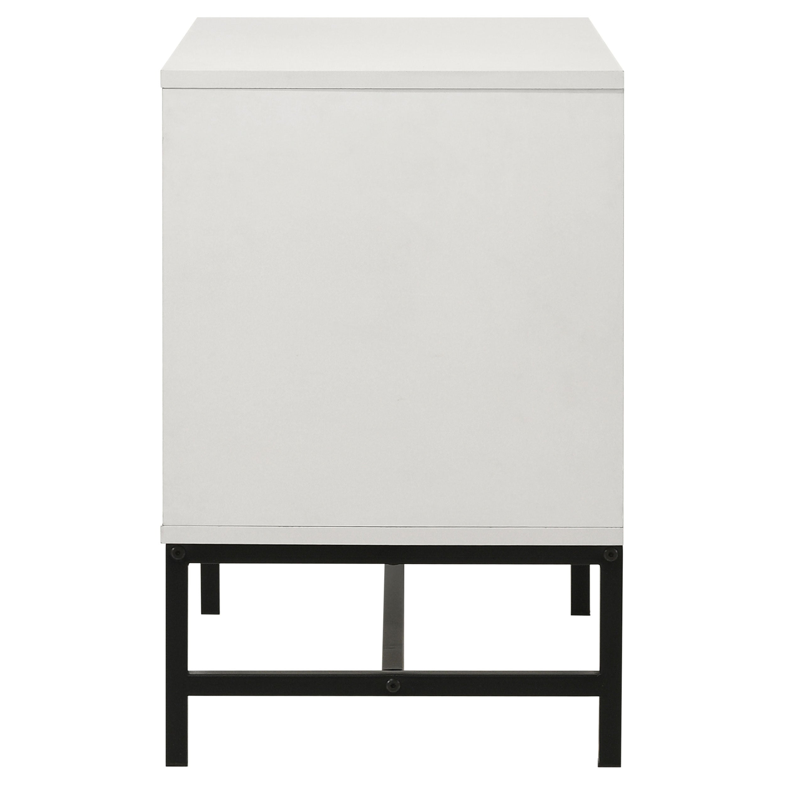 Sonora 2-drawer Nightstand Bedside Table White  — view 9