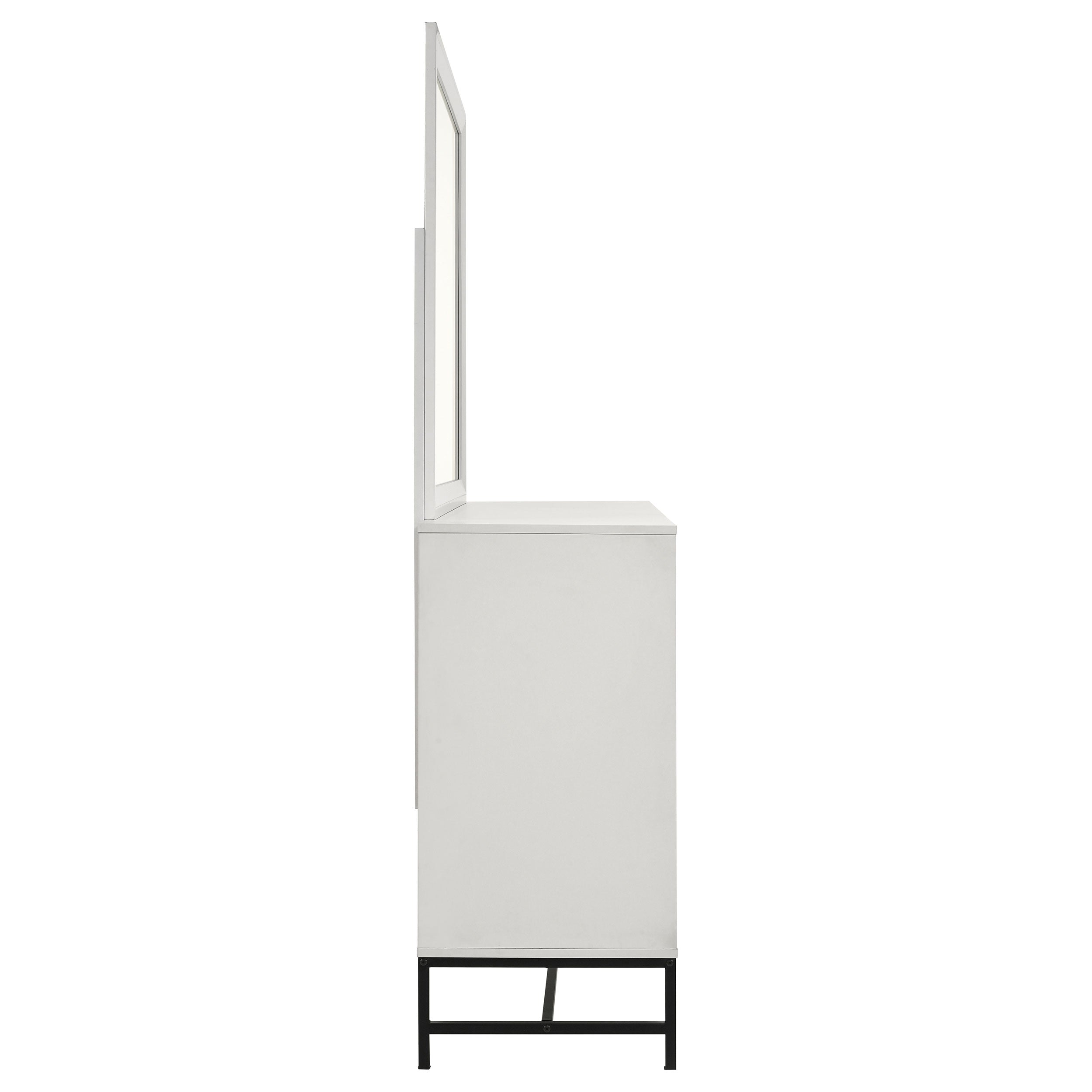 Sonora 6-drawer Dresser with Mirror White — view 9