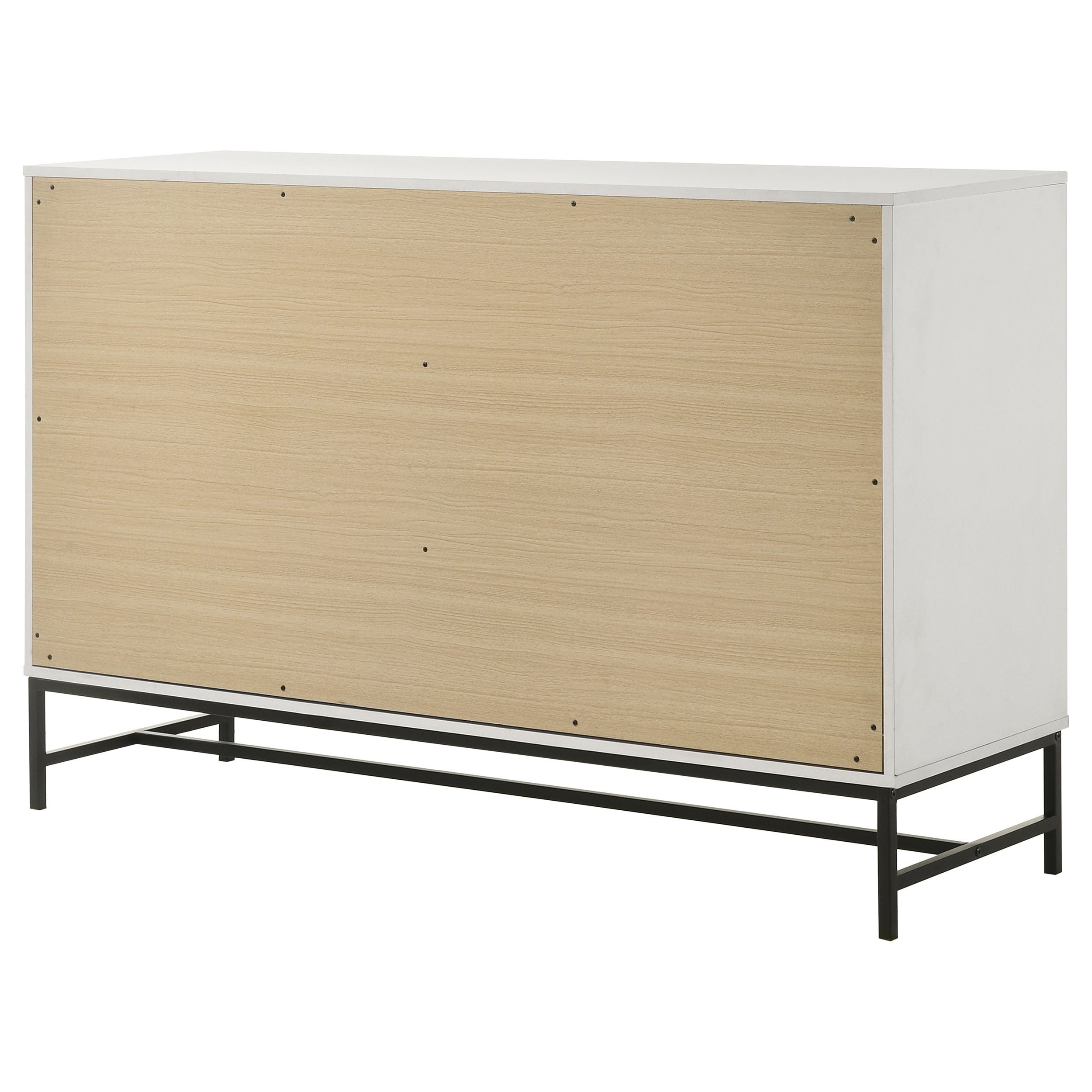 Sonora 6-drawer Bedroom Dresser White  — view 8