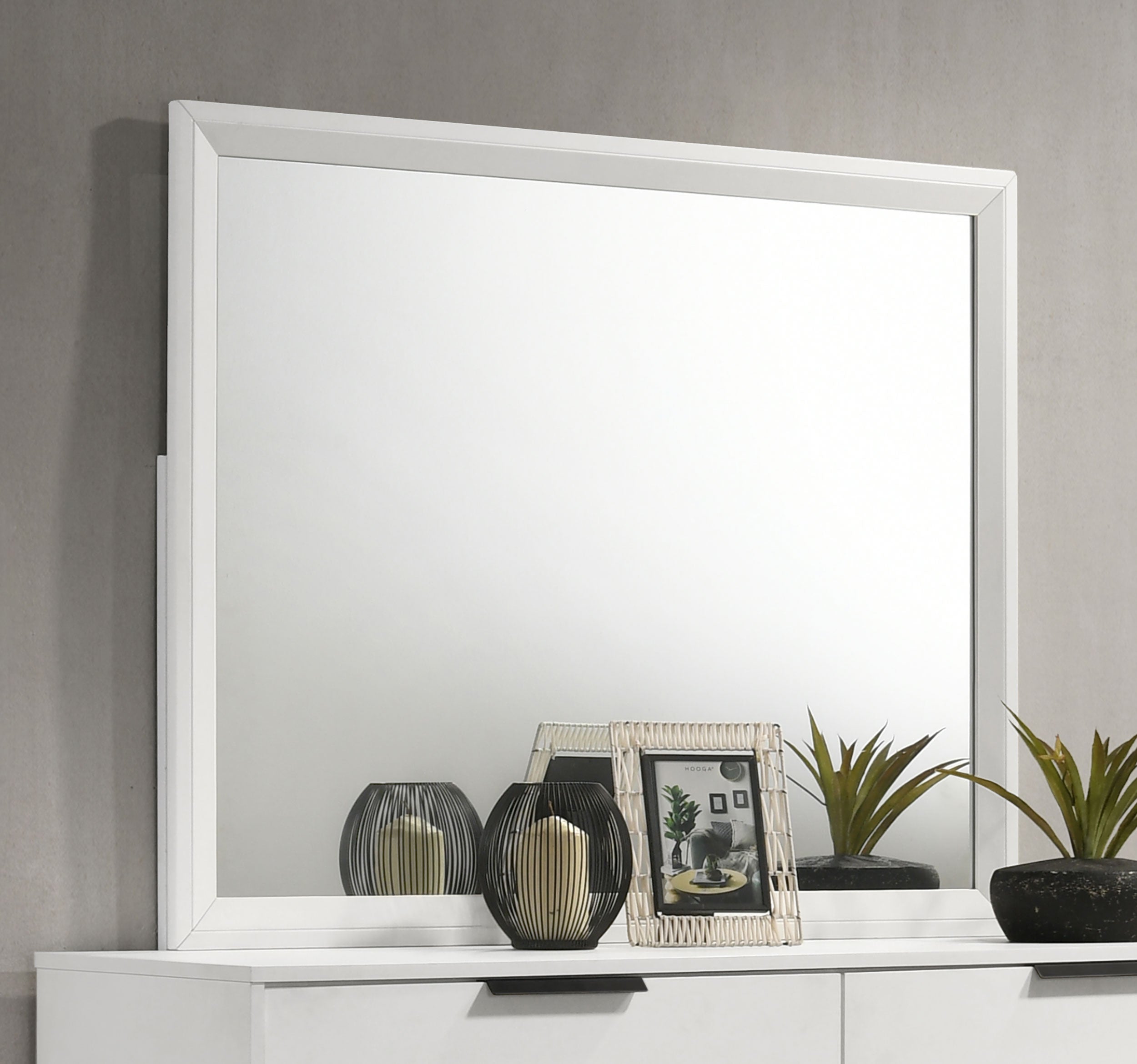 Sonora Dresser Mirror White  — view 2