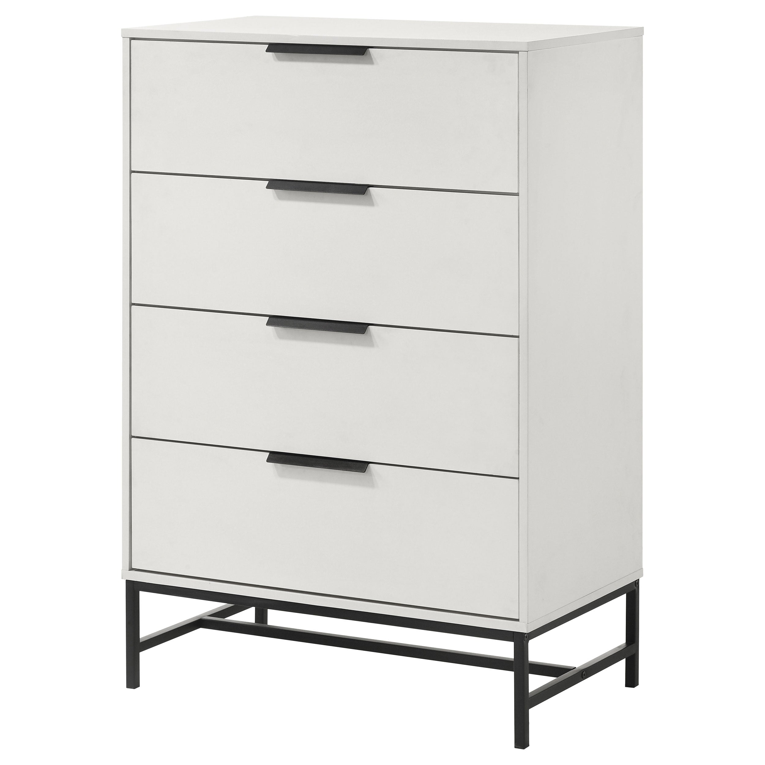 Sonora 4-drawer Bedroom Chest White  — view 4