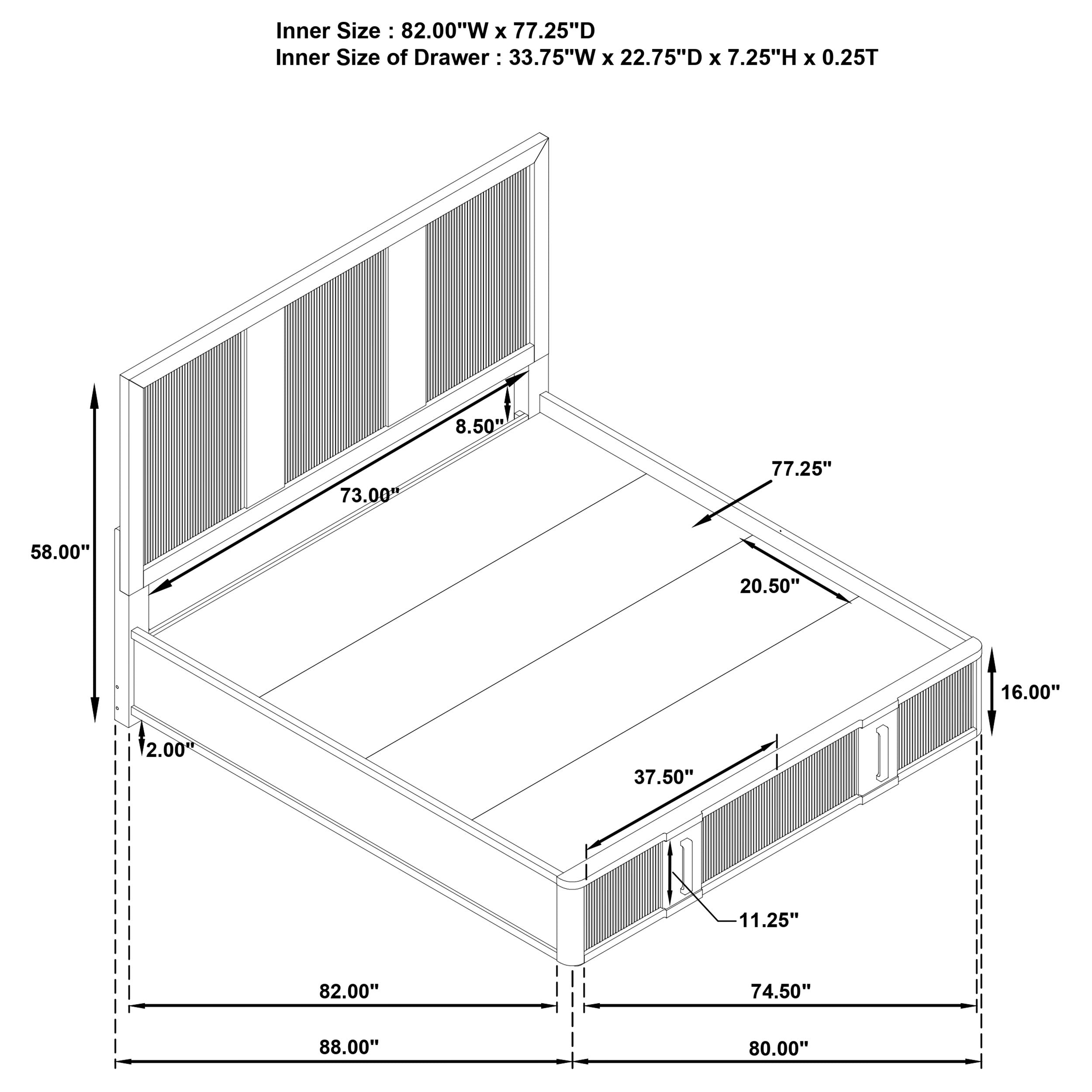 Terrace 5-piece Eastern King Bedroom Set Ash Brown — view 16