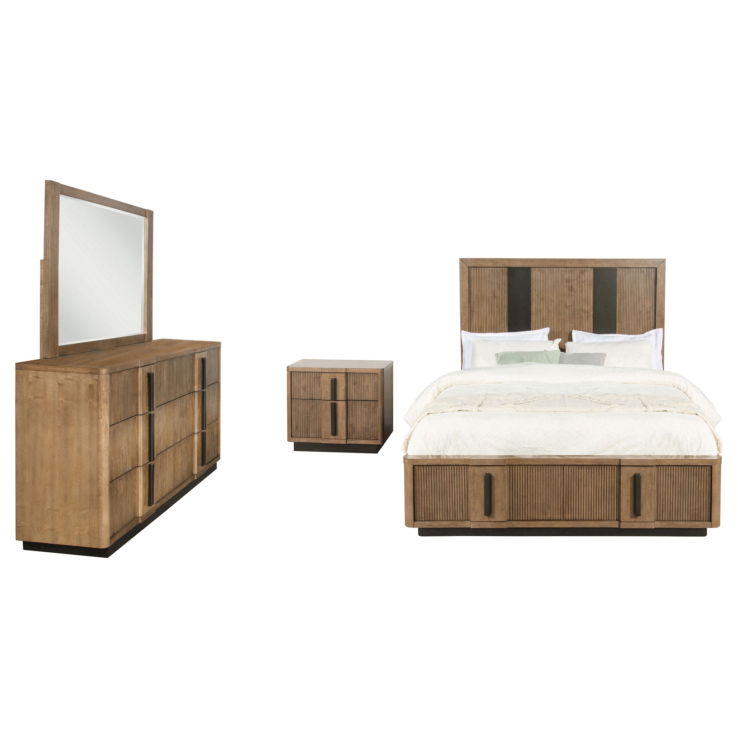 Terrace 4-piece California King Bedroom Set Ash Brown — view 2