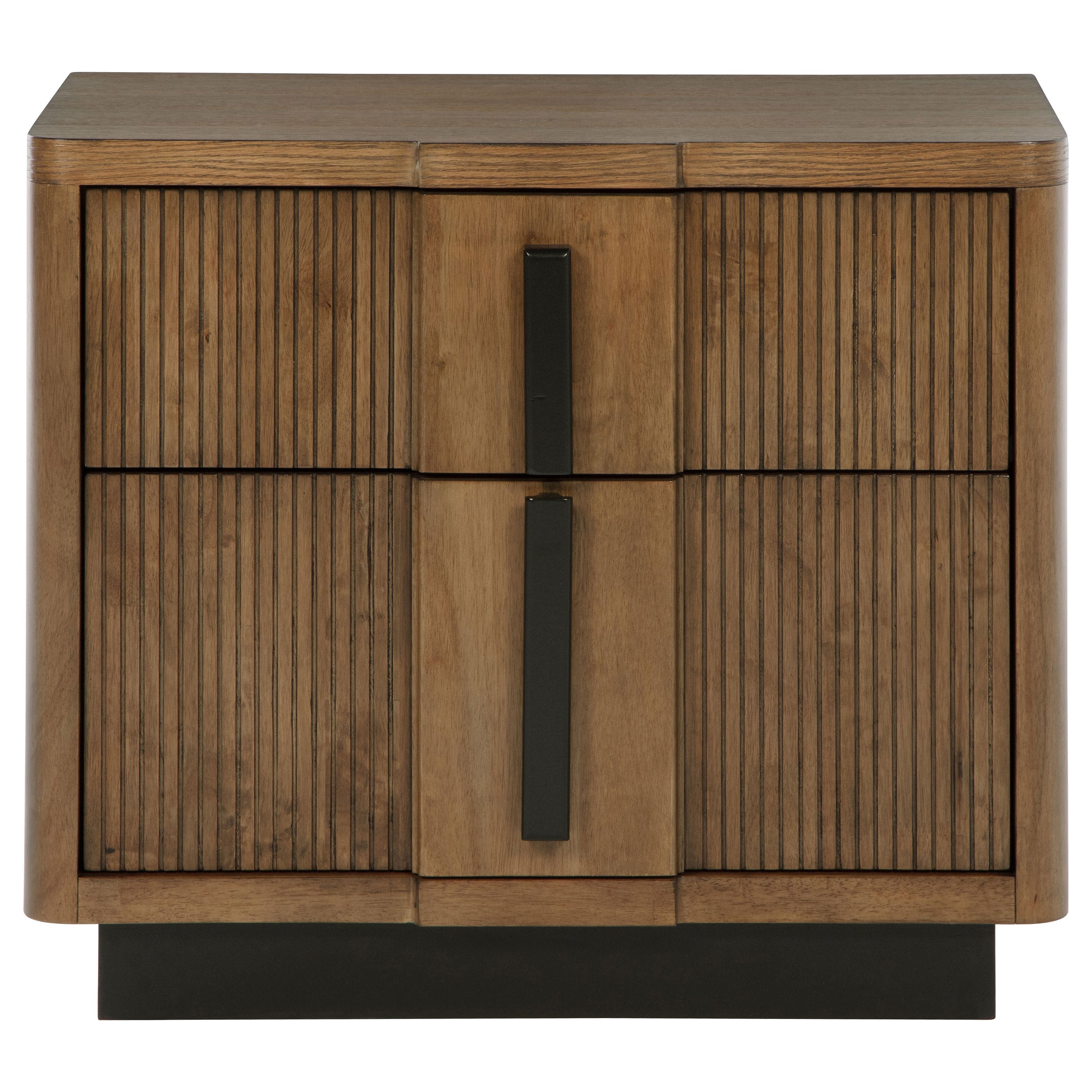 Terrace 2-drawer Nightstand Bedside Table Ash Brown — view 3