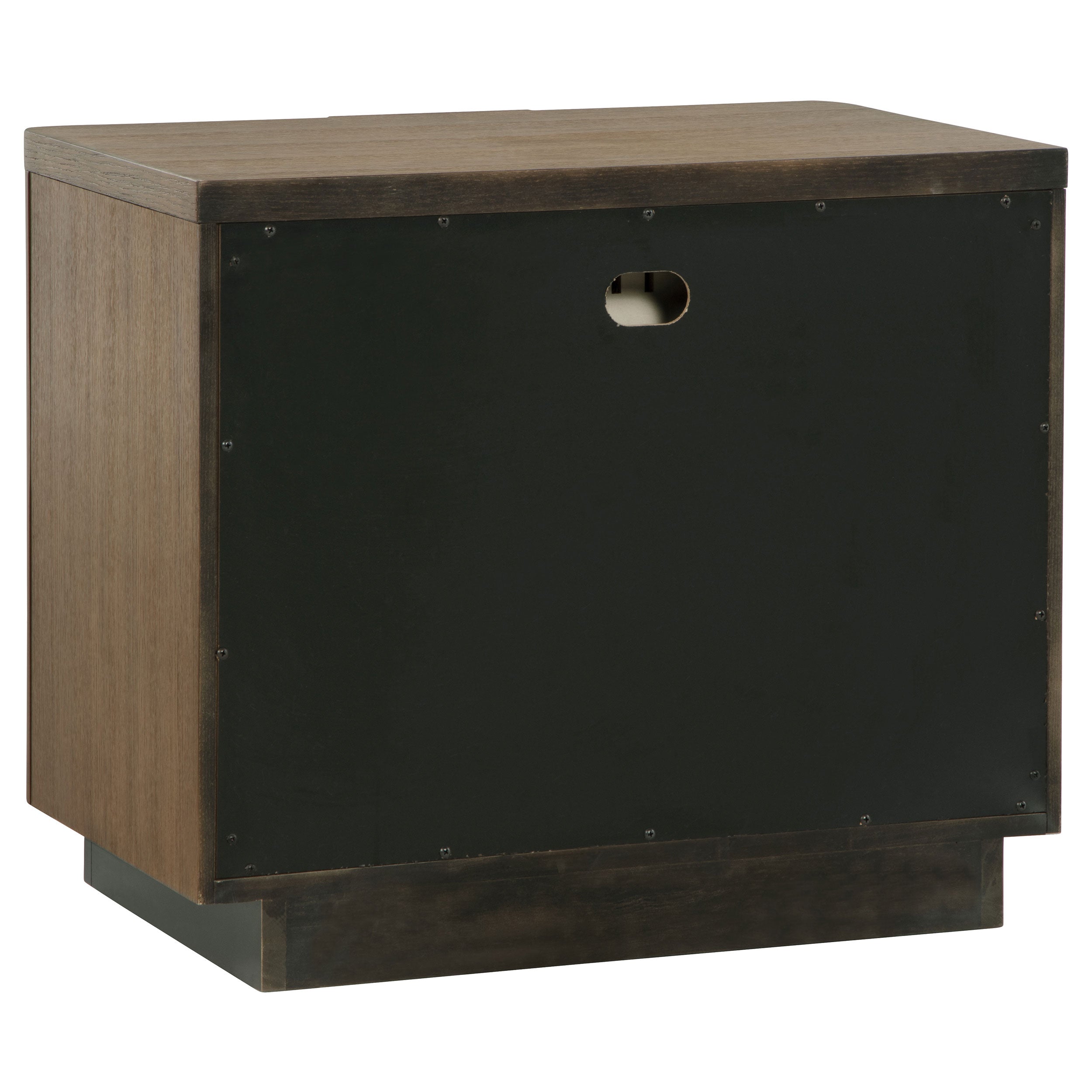 Terrace 2-drawer Nightstand Bedside Table Ash Brown — view 6