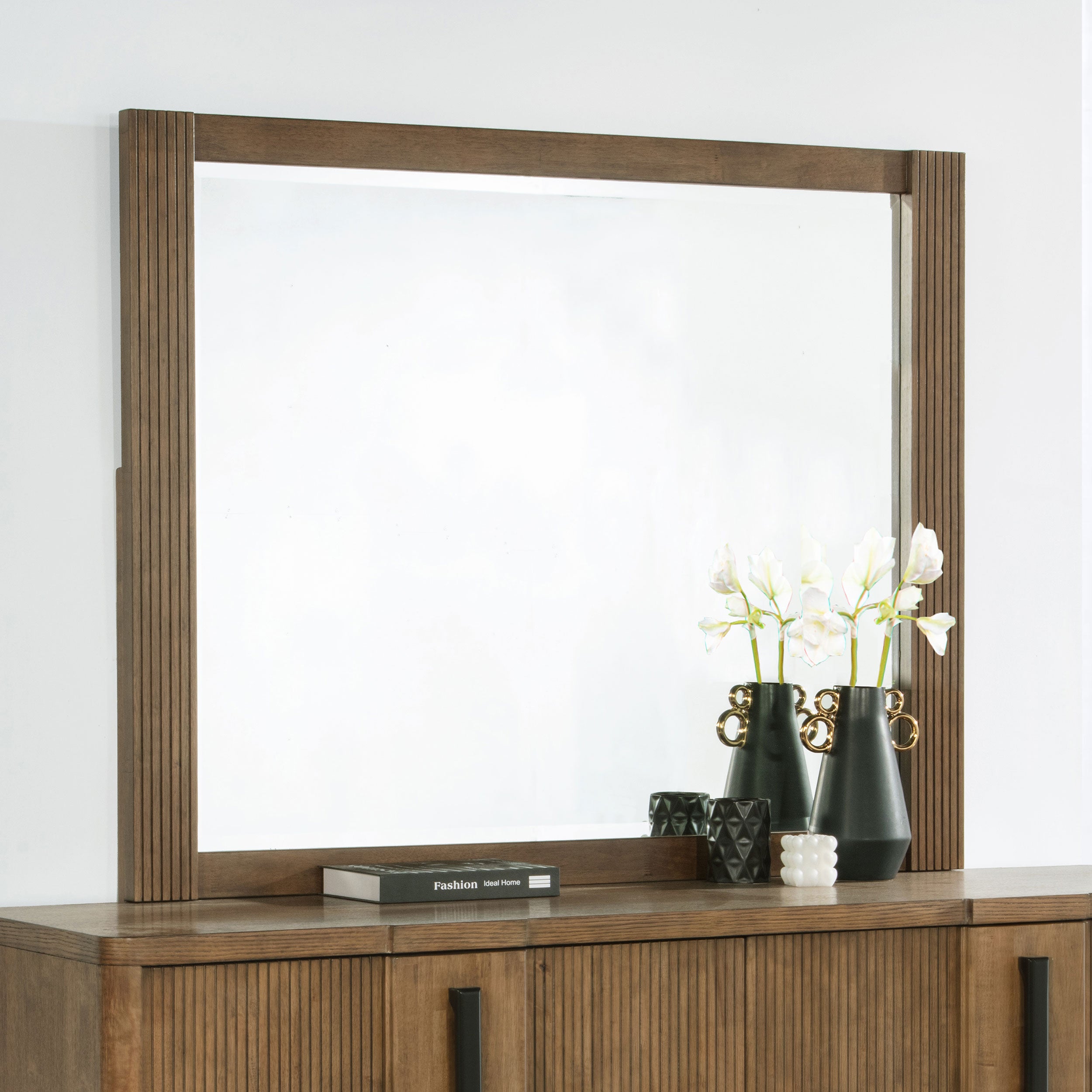 Terrace Dresser Mirror Ash Brown — view 2