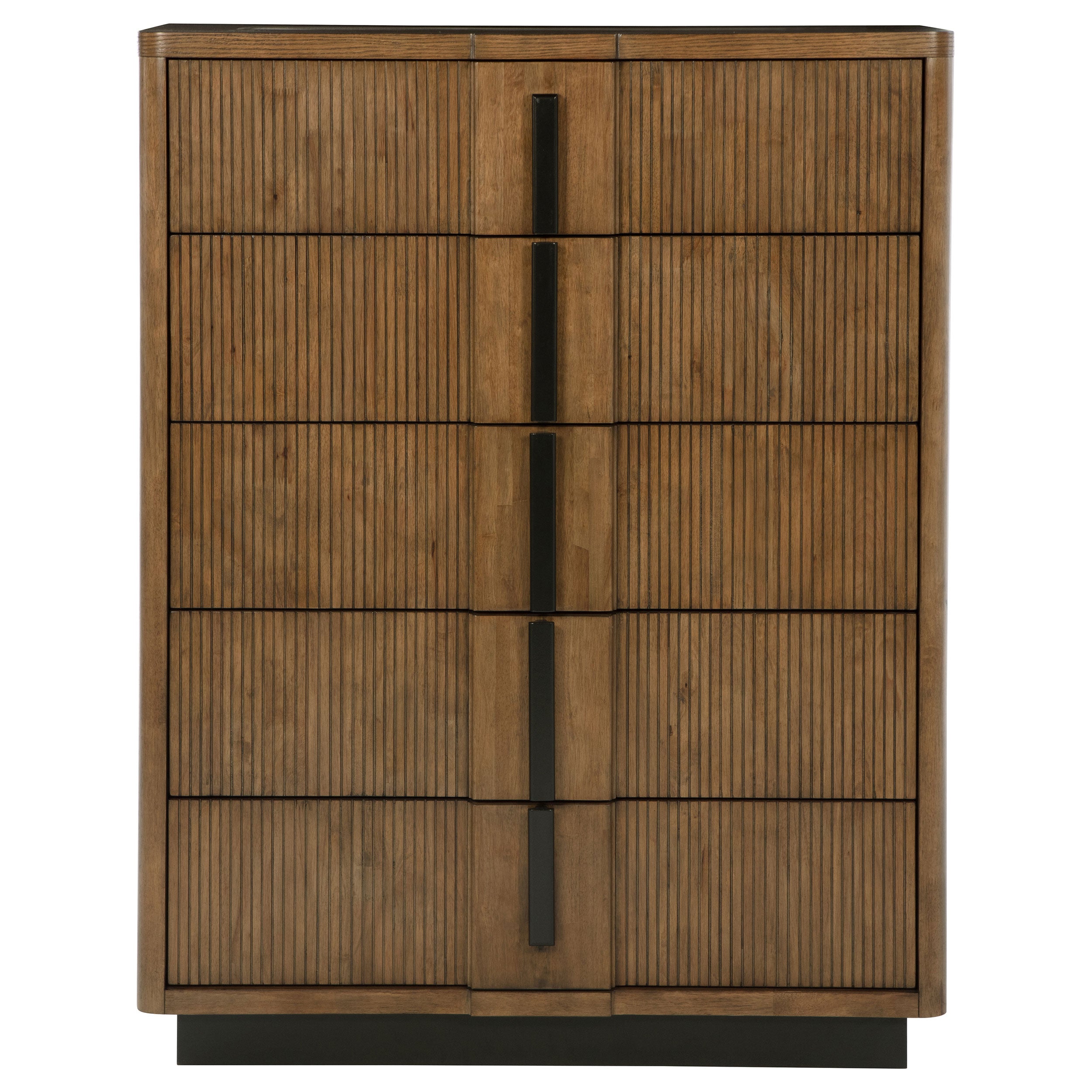 Terrace 5-drawer Chest of Drawers Ash Brown — view 3