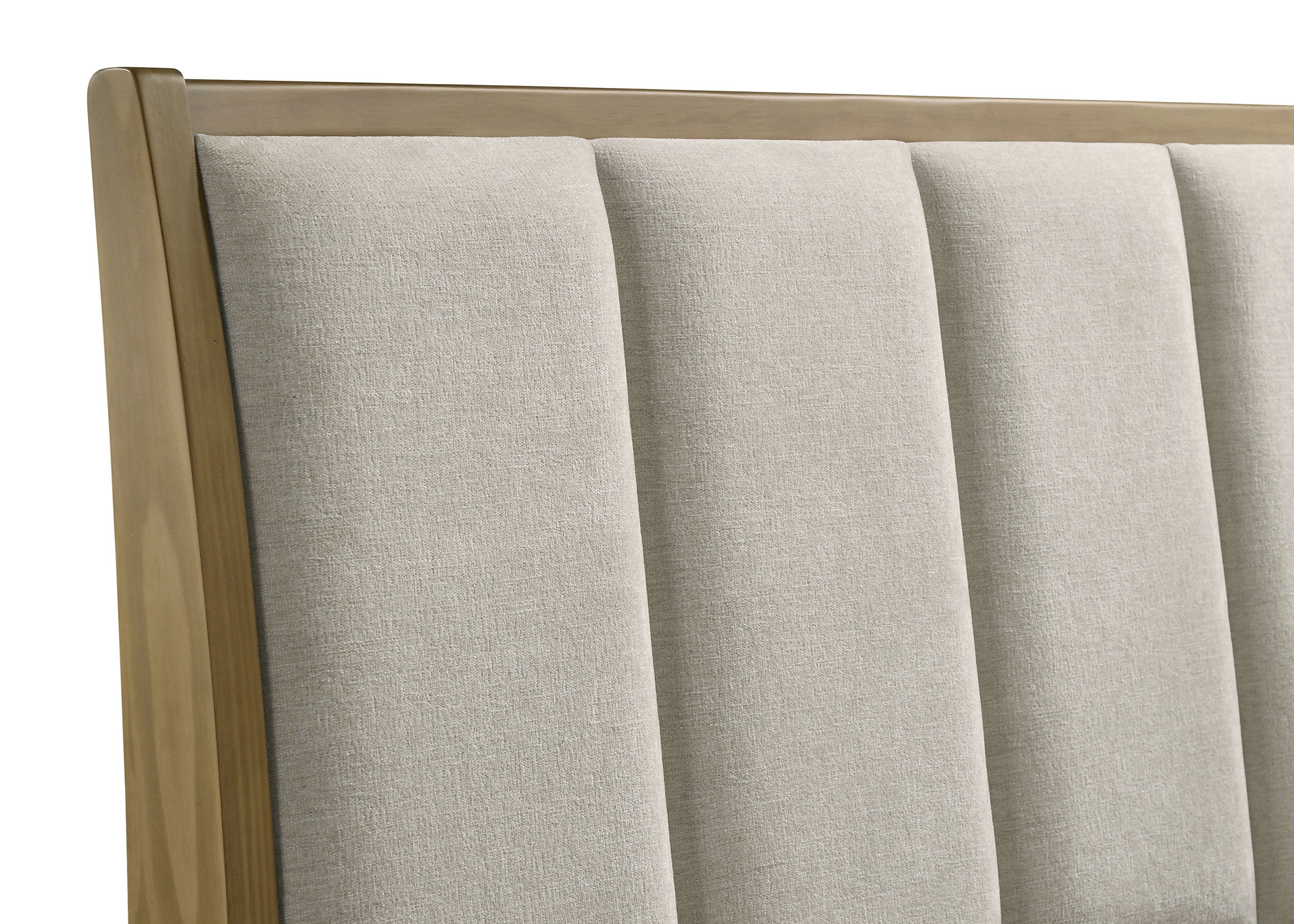 Granada Upholstered Eastern King Panel Bed Natural Pine — view 7
