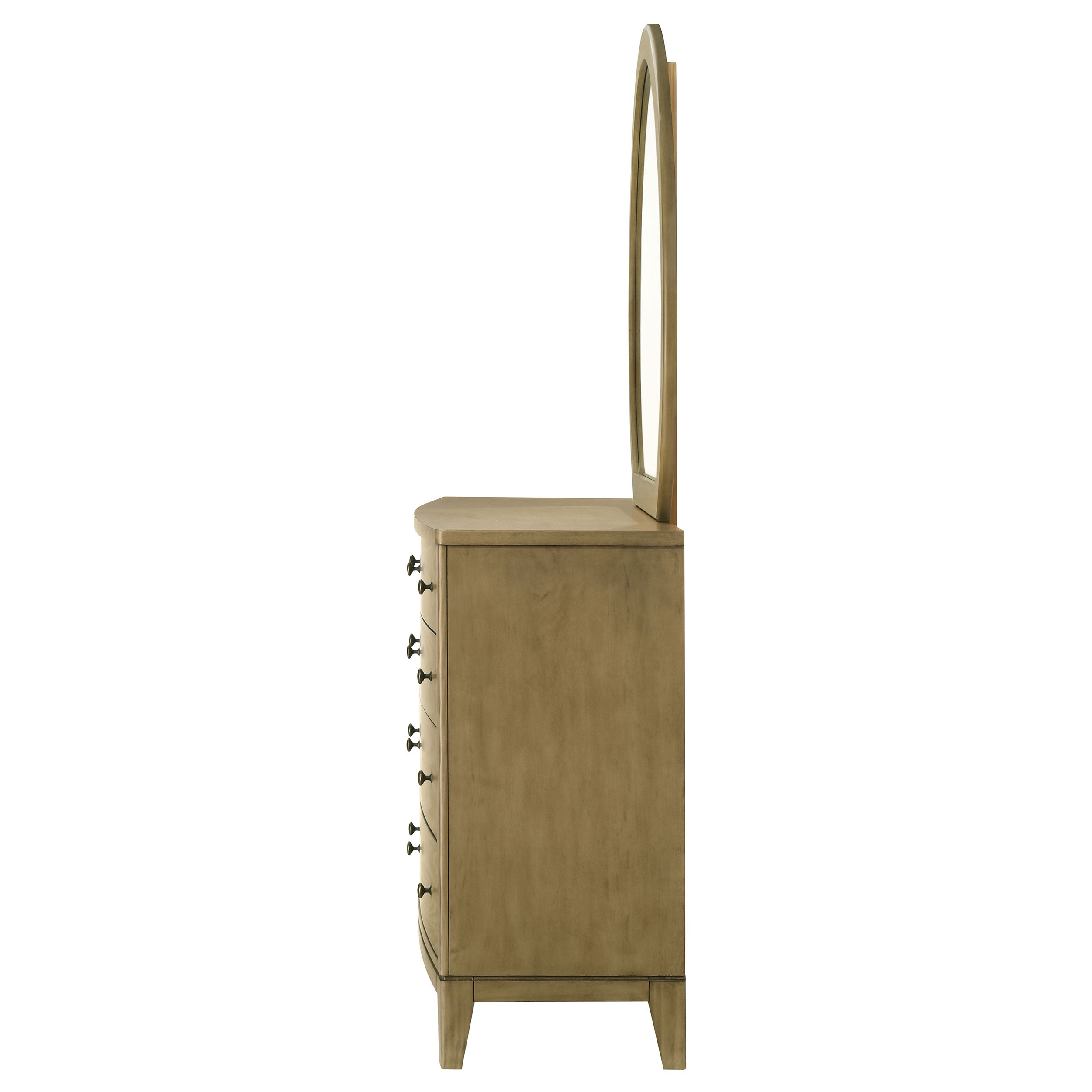 Granada 8-drawer Dresser and Mirror Natural Pine — view 5