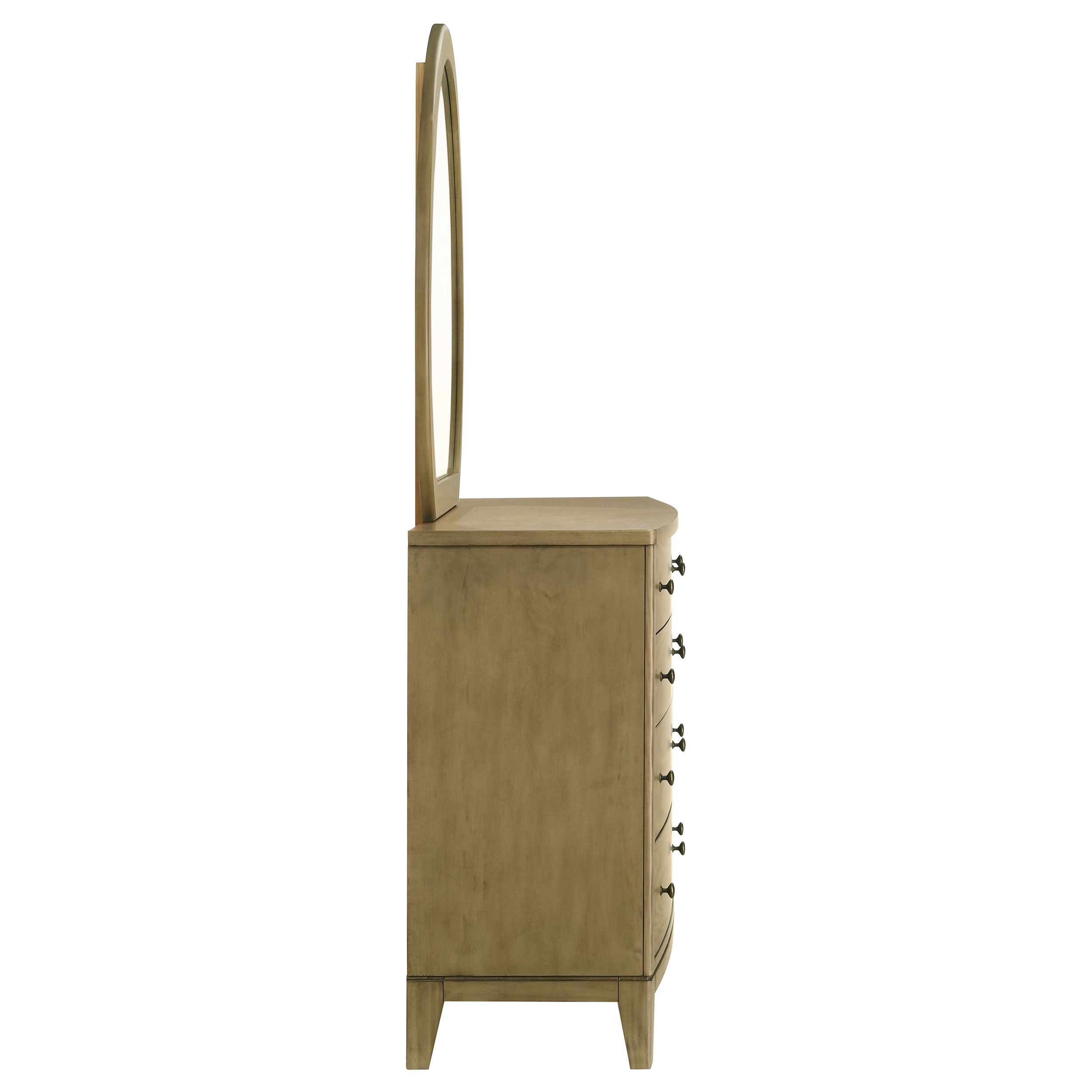 Granada 8-drawer Dresser and Mirror Natural Pine — view 9