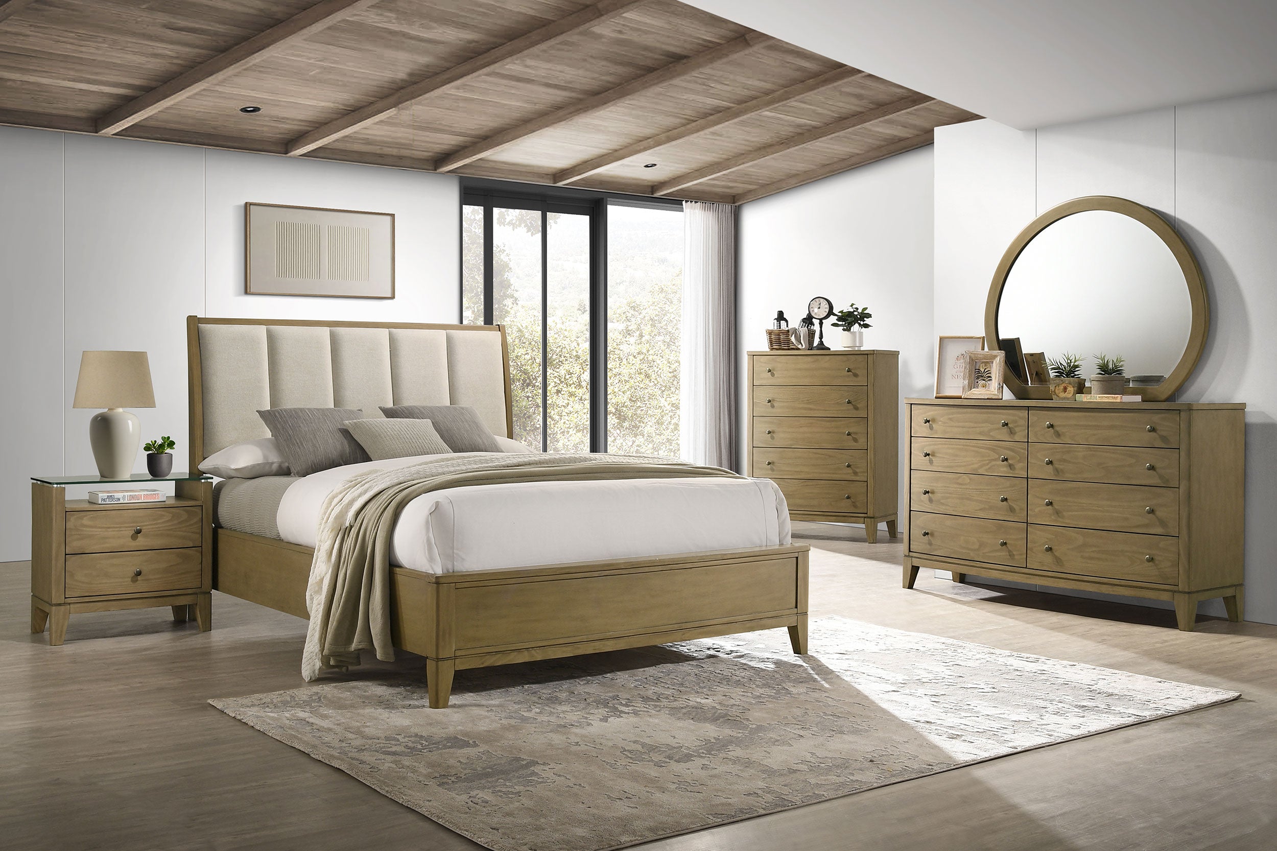 Granada 8-drawer Dresser Cabinet Natural Pine — view 14