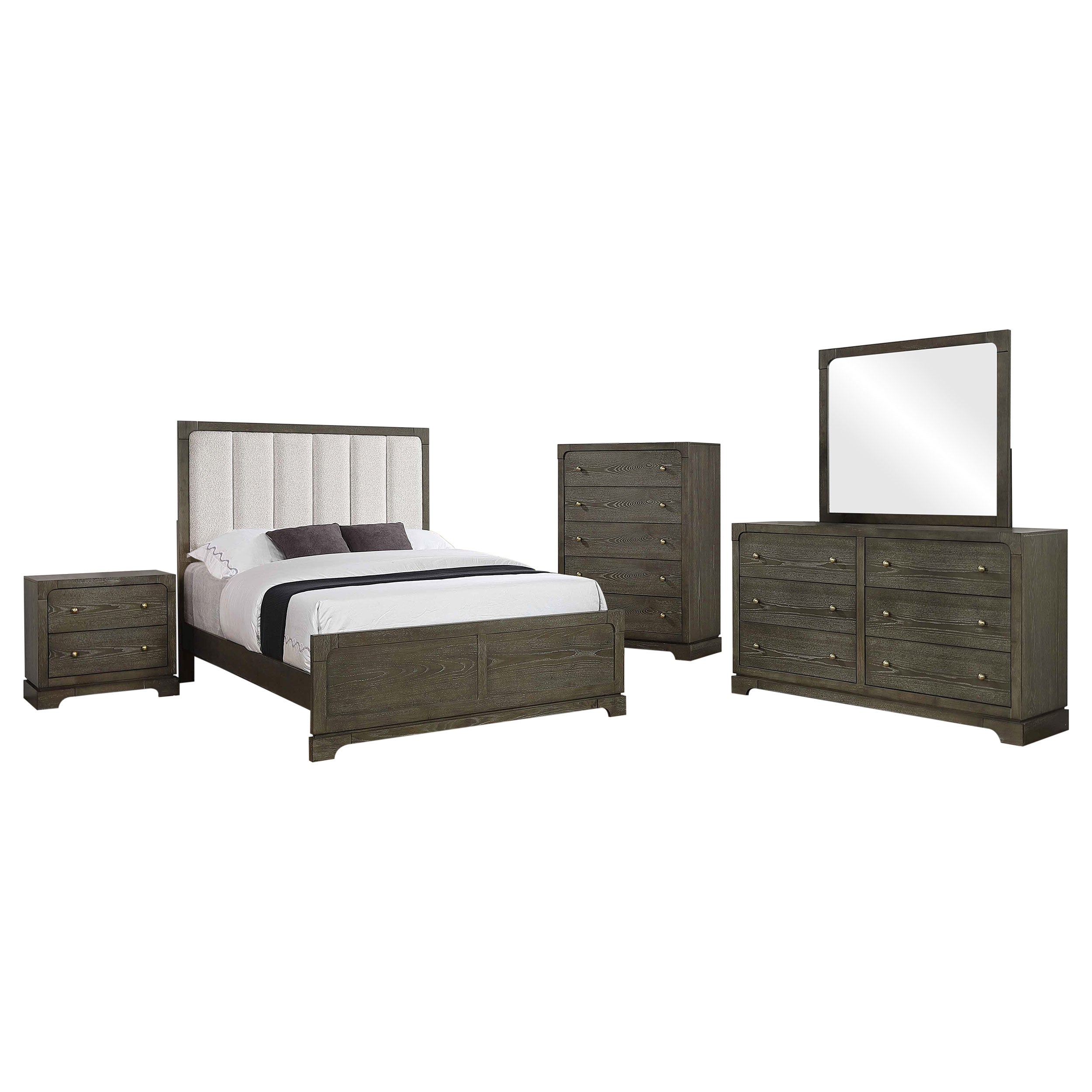 Gran Park 5-piece California King Bedroom Set Dark Cocoa — view 2
