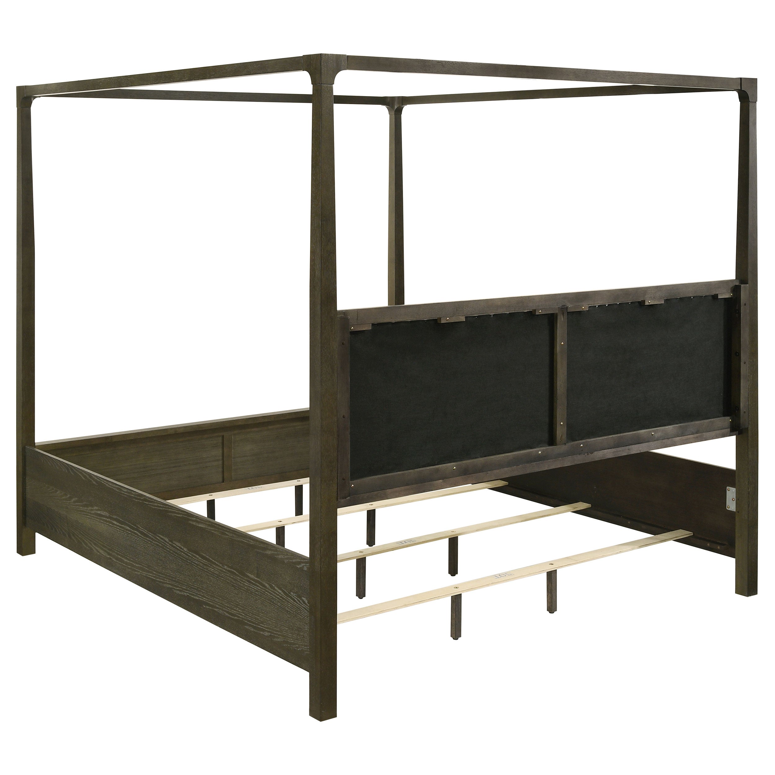 Gran Park Eastern King Canopy Bed Dark Cocoa — view 4