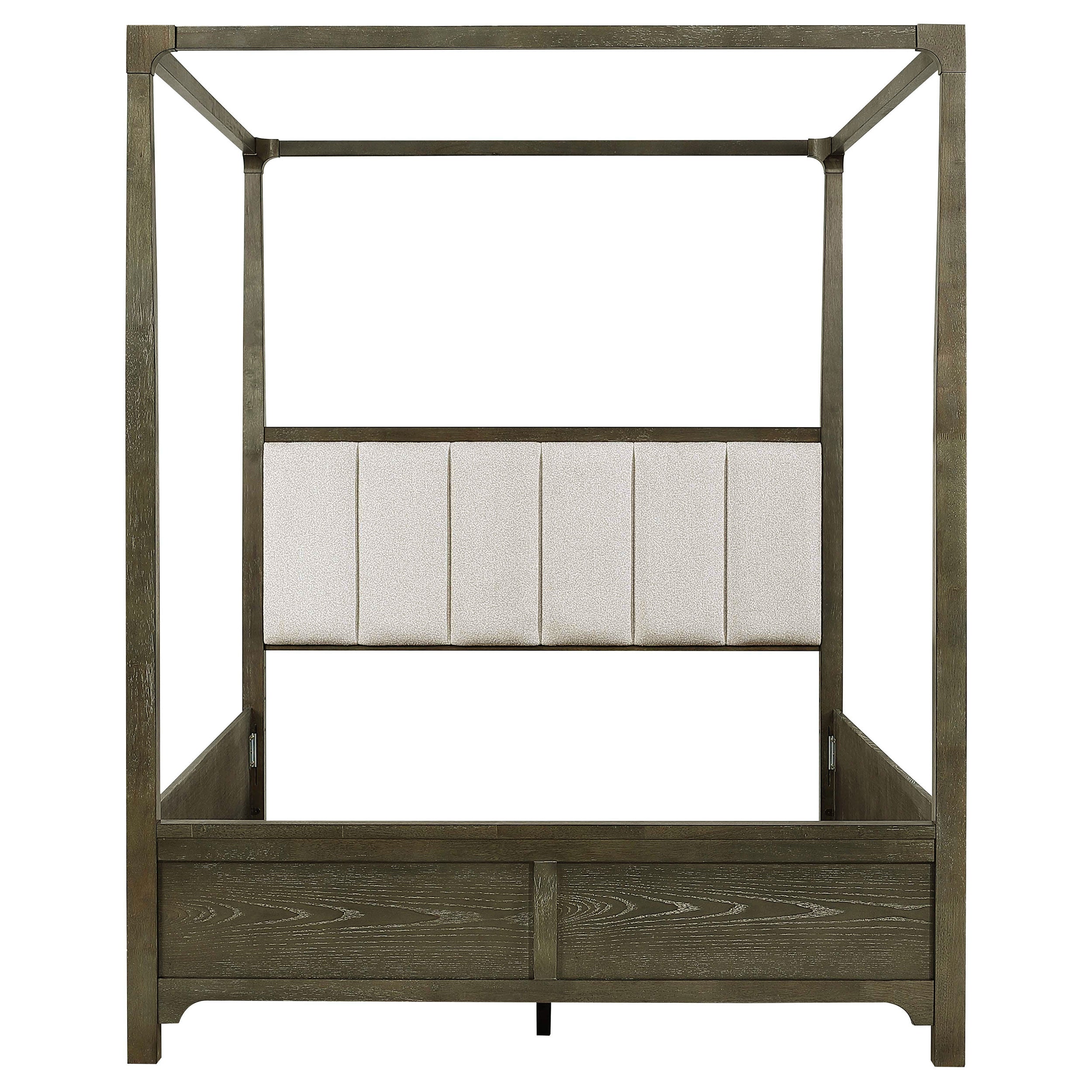 Gran Park Queen Canopy Bed Dark Cocoa — view 4