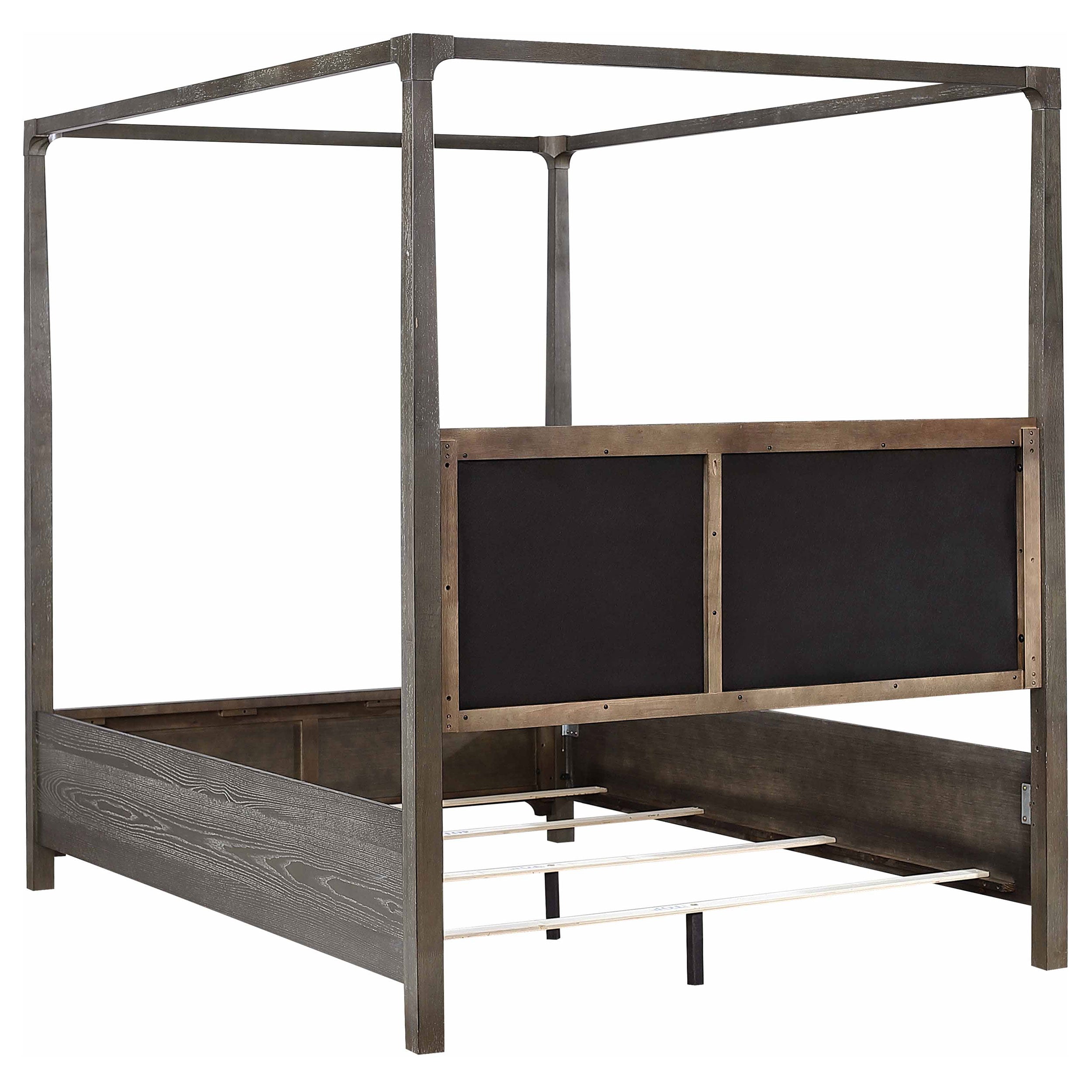 Gran Park Queen Canopy Bed Dark Cocoa — view 5