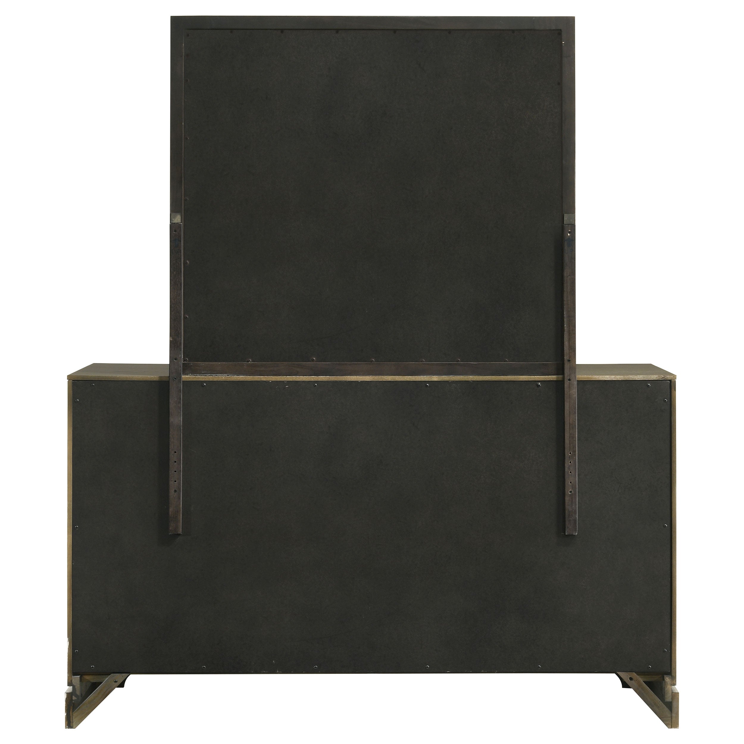 Gran Park 6-drawer Dresser and Mirror Dark Cocoa — view 7