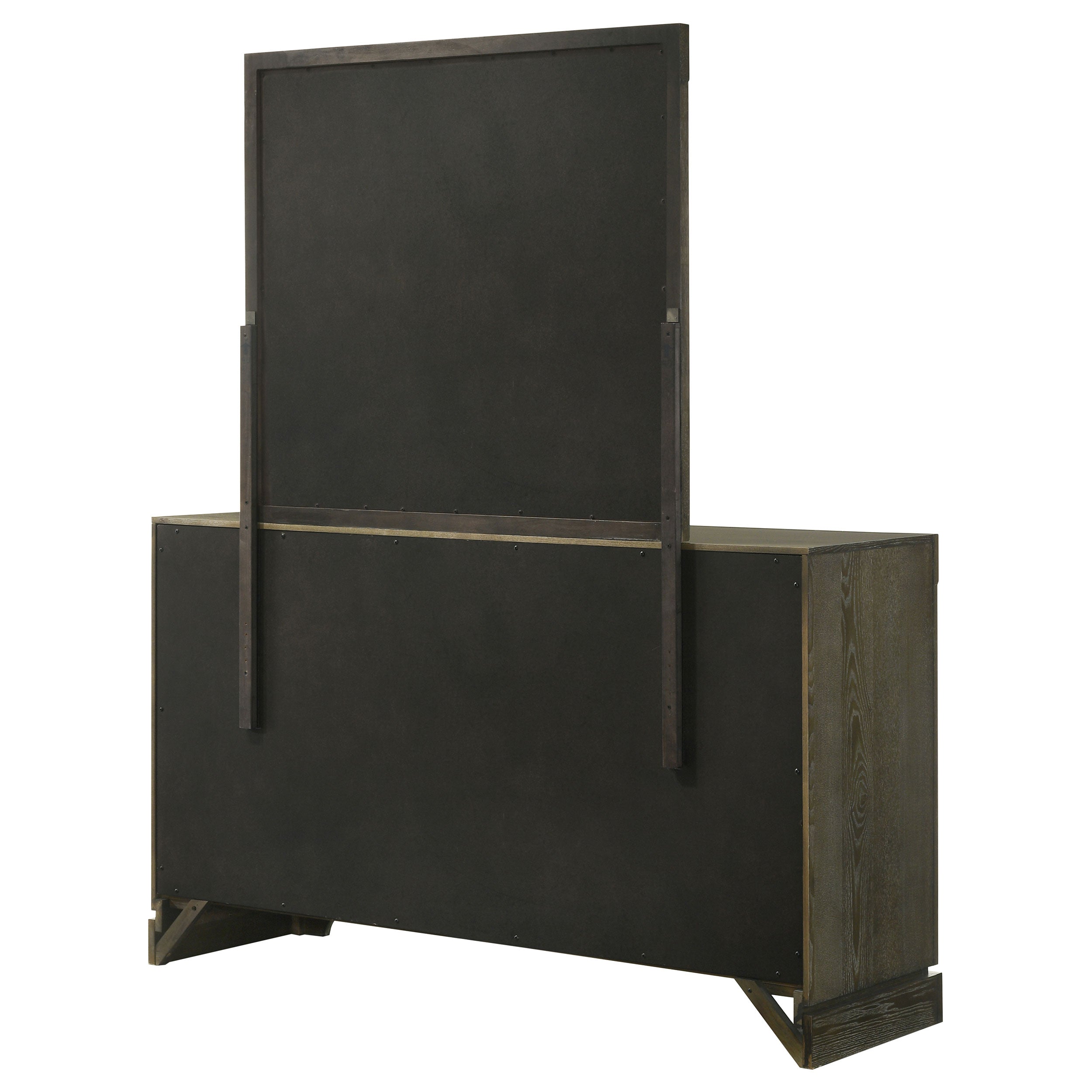Gran Park 6-drawer Dresser and Mirror Dark Cocoa — view 8