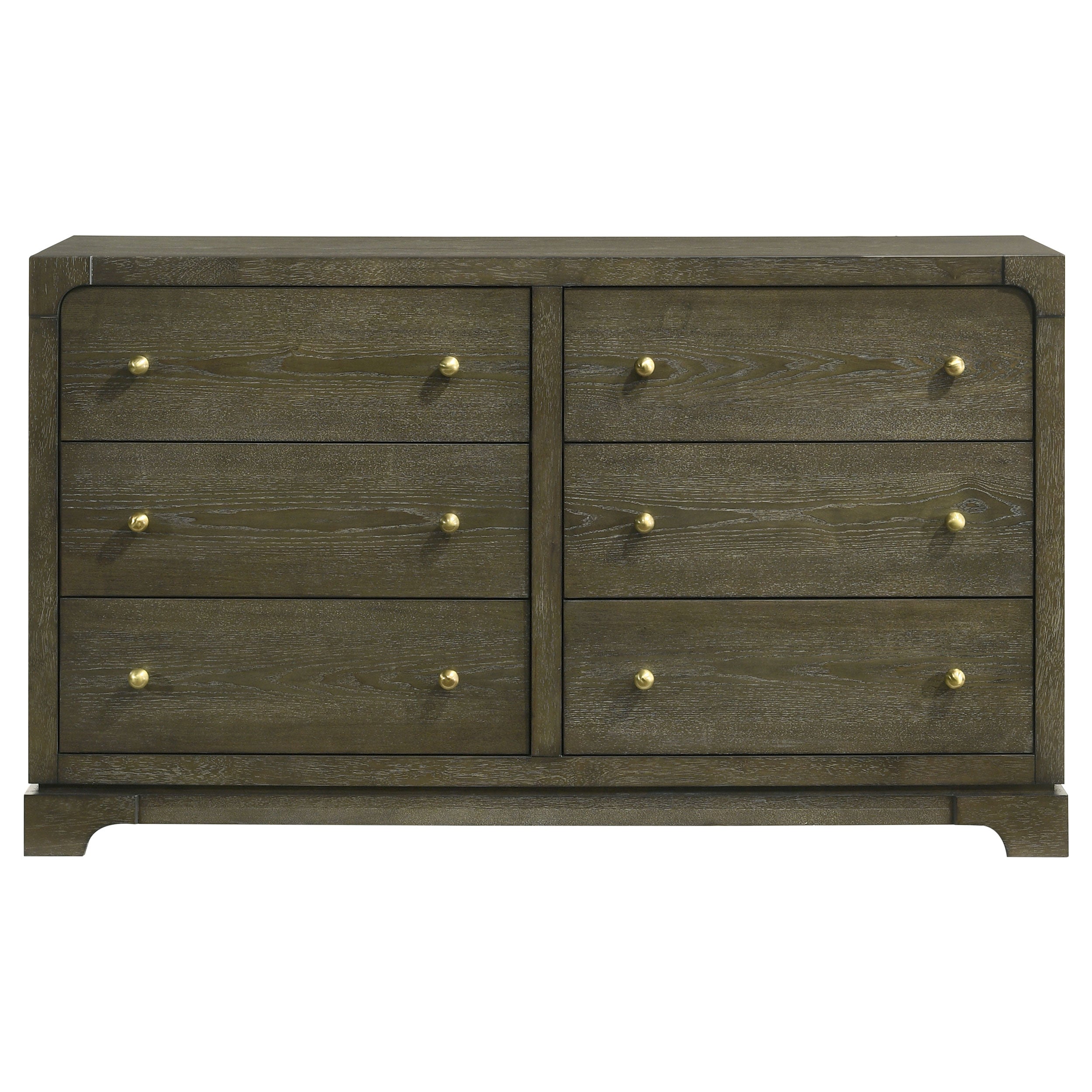 Gran Park 6-drawer Dresser Cabinet Dark Cocoa — view 3