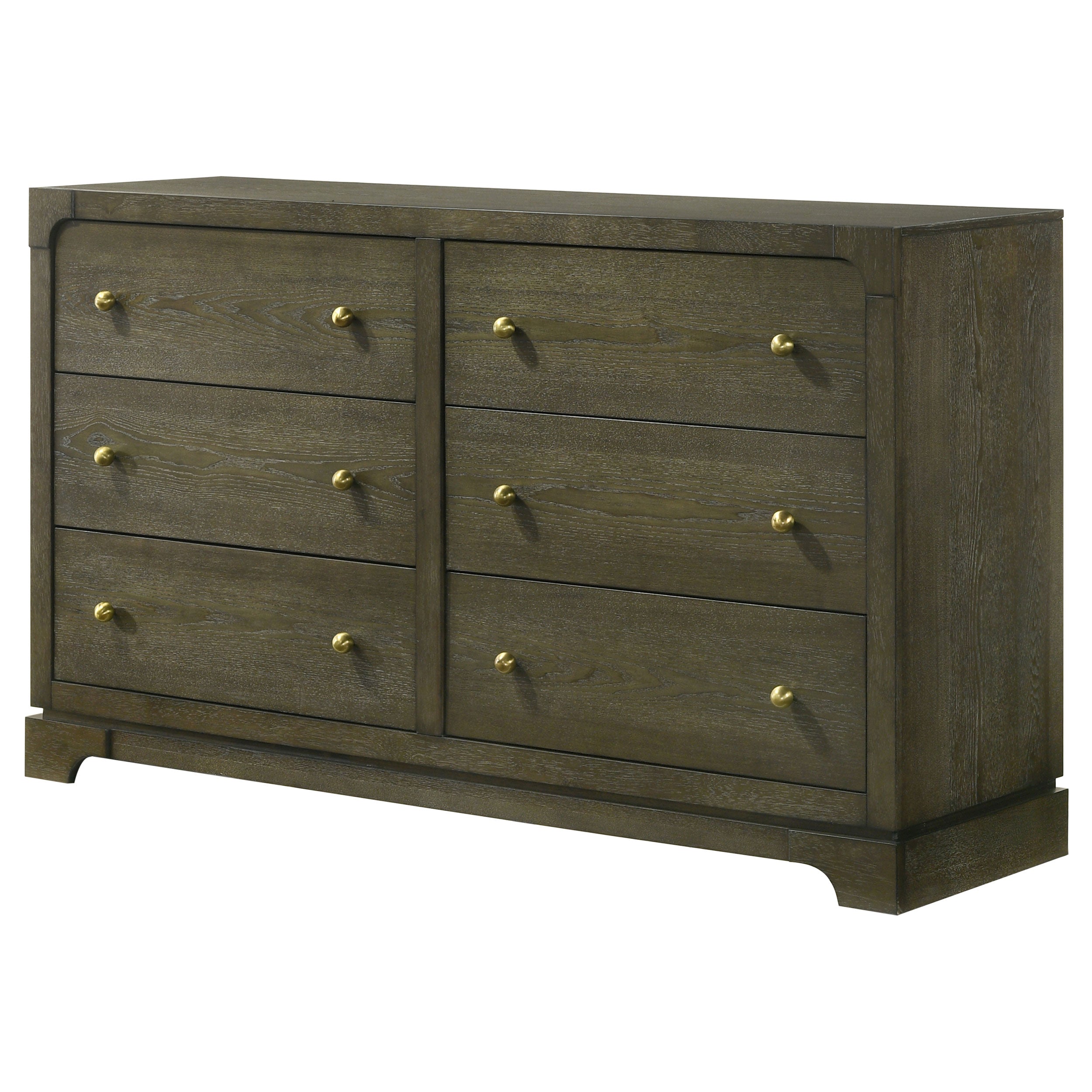 Gran Park 6-drawer Dresser Cabinet Dark Cocoa — view 4