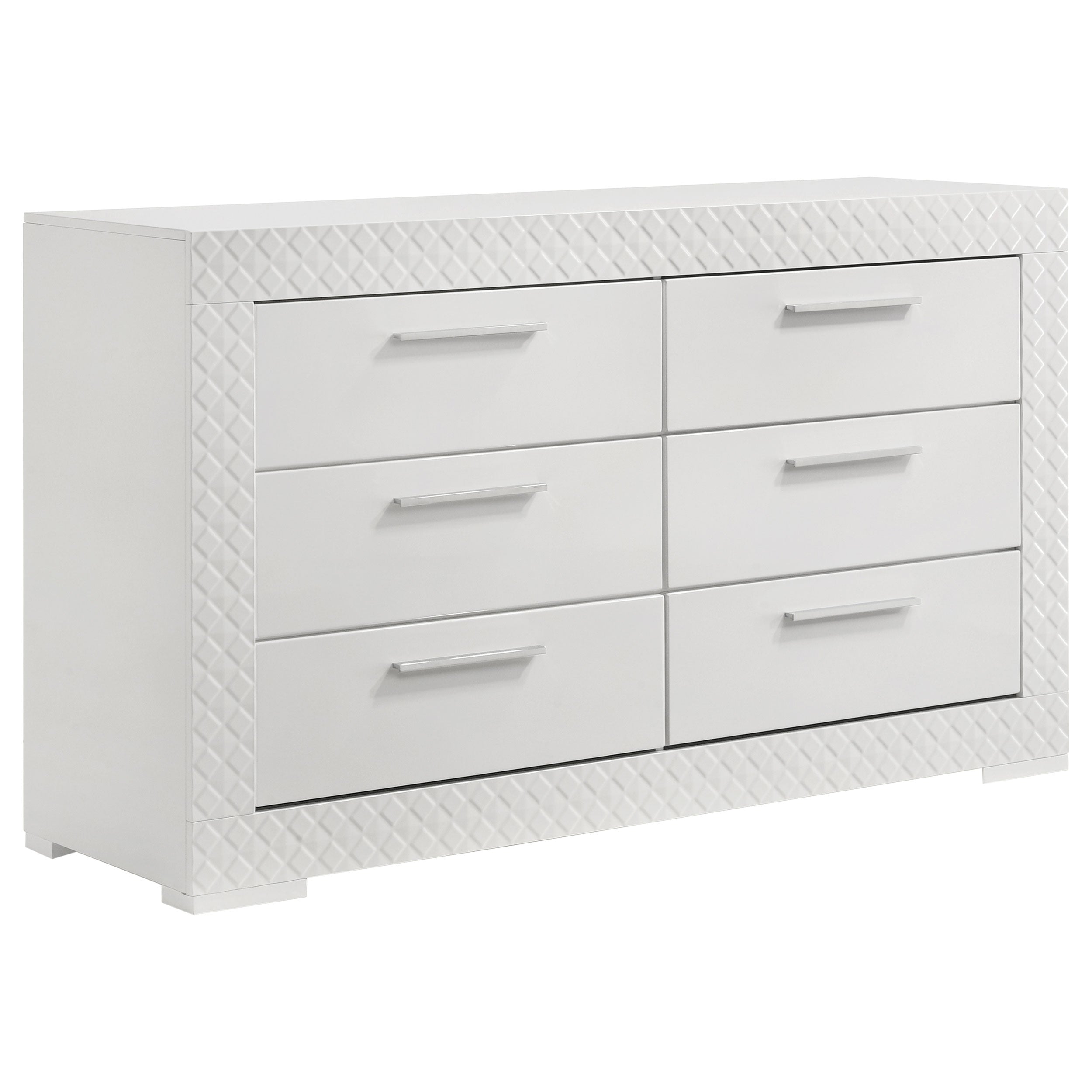Ives 4-piece Queen Bedroom Set White High Gloss — view 7