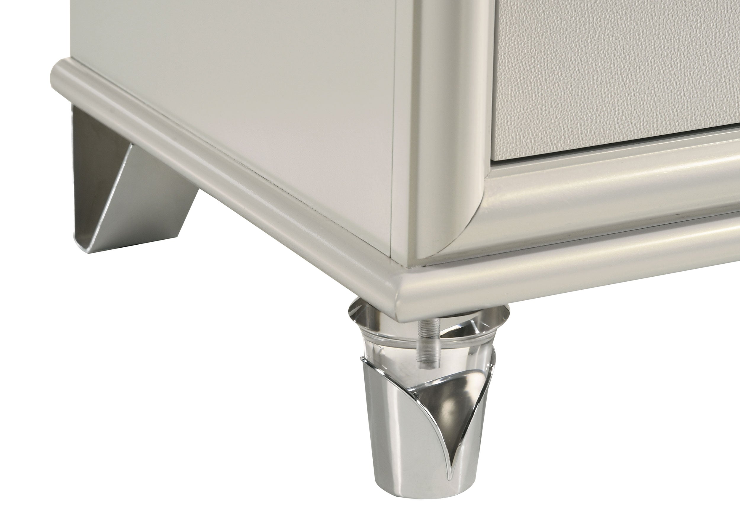 Olivia 6-drawer Dresser and LED Mirror Pearl White — view 12