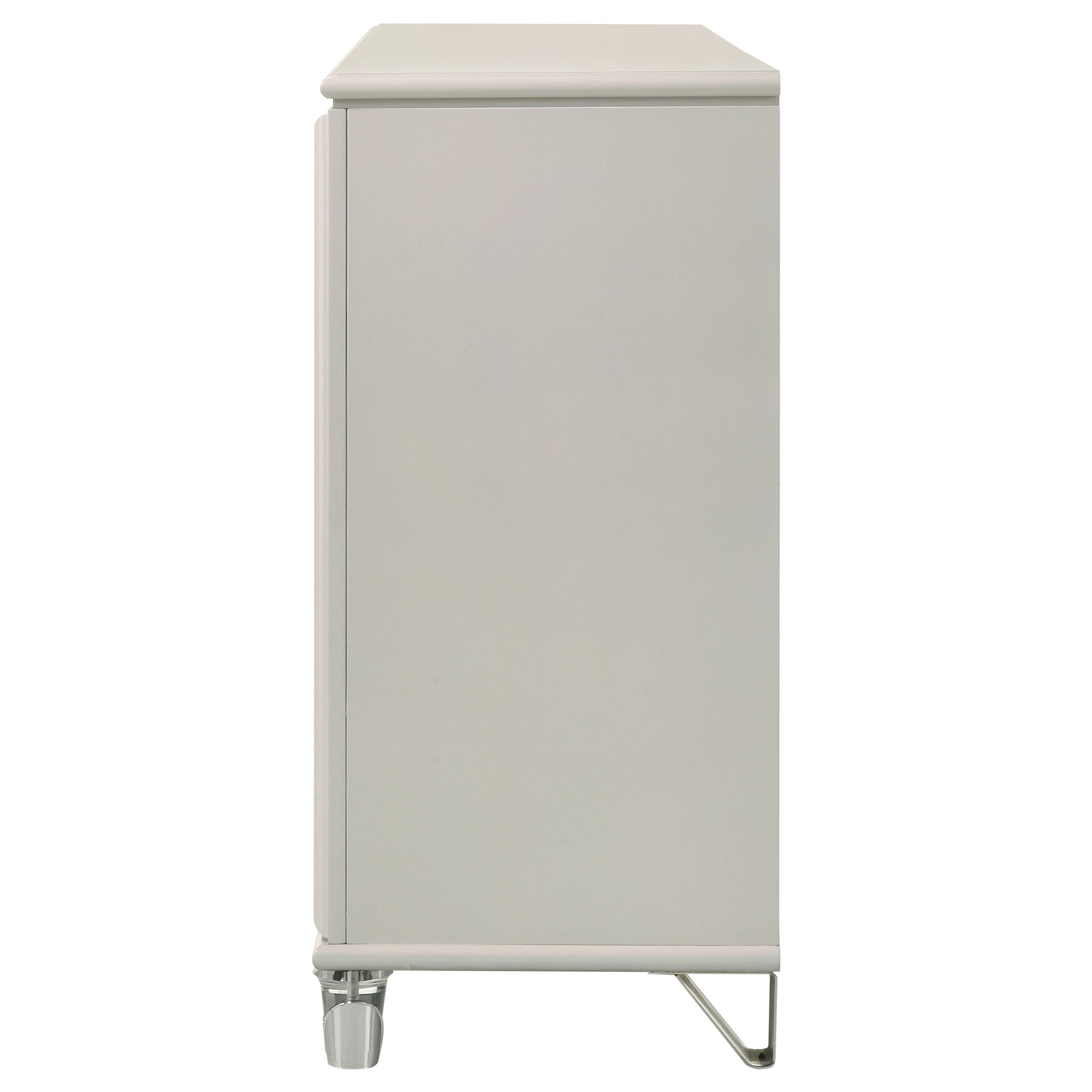 Olivia 6-drawer Dresser Cabinet Pearl White — view 5