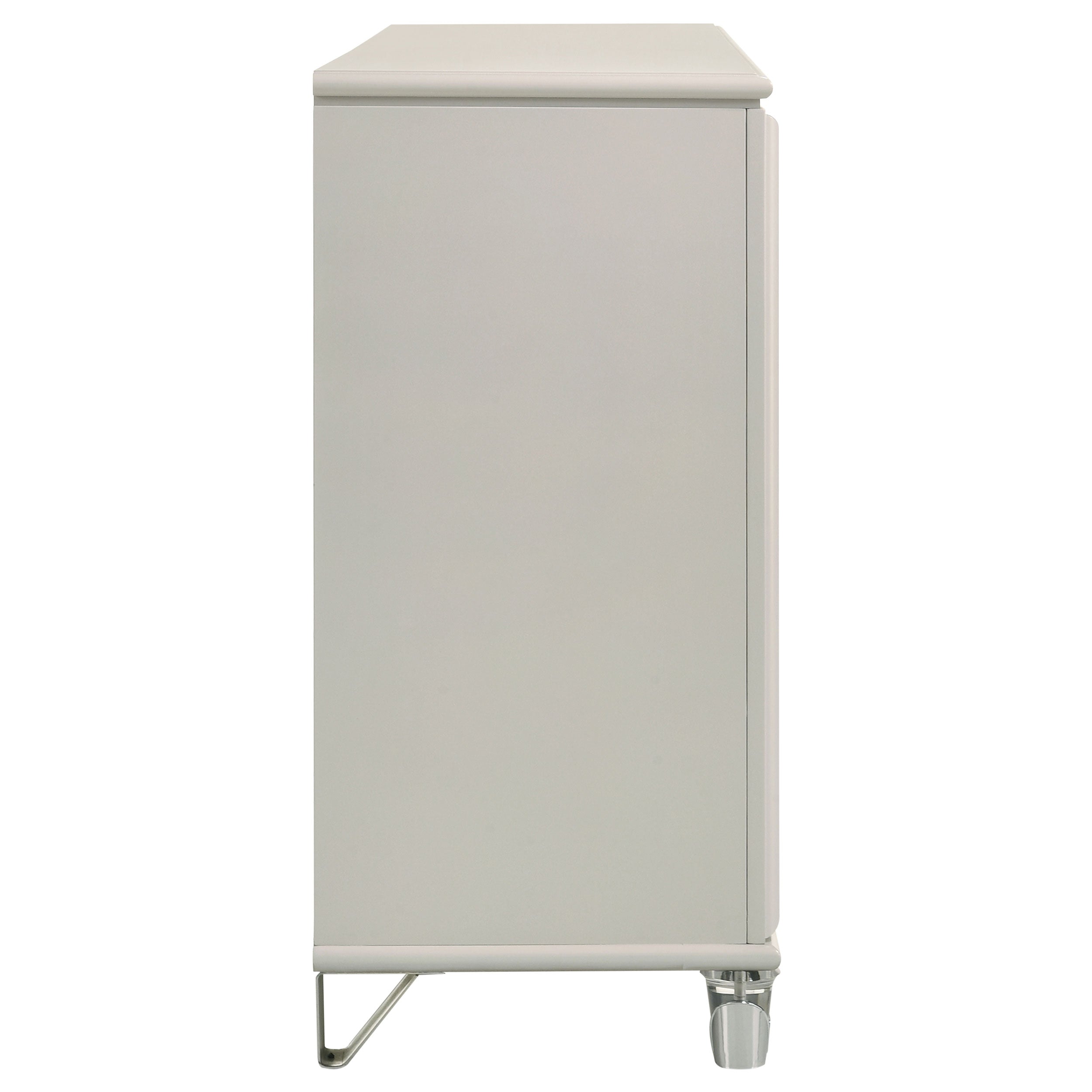 Olivia 6-drawer Dresser Cabinet Pearl White — view 9