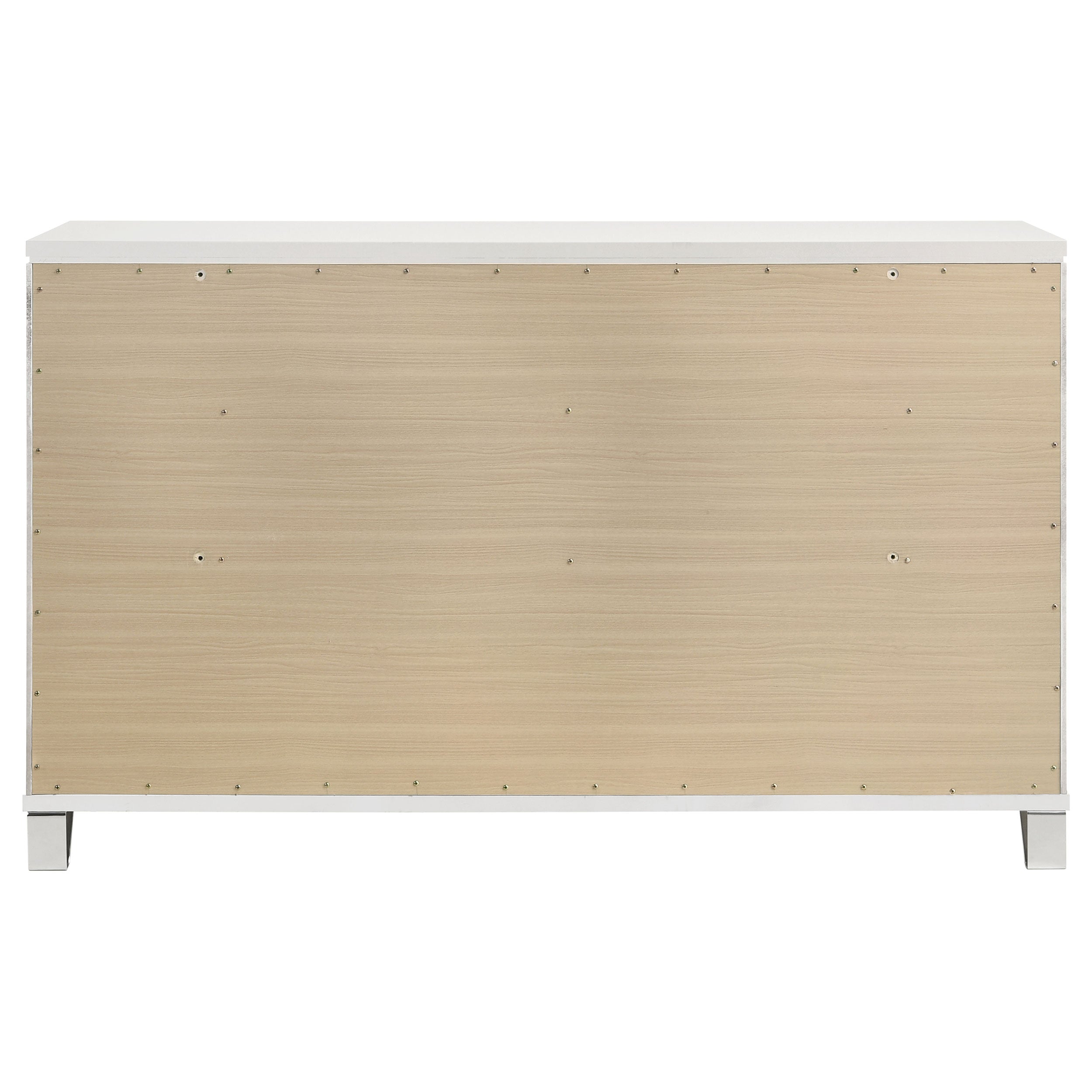 Marmore 9-drawer Dresser Cabinet White — view 7