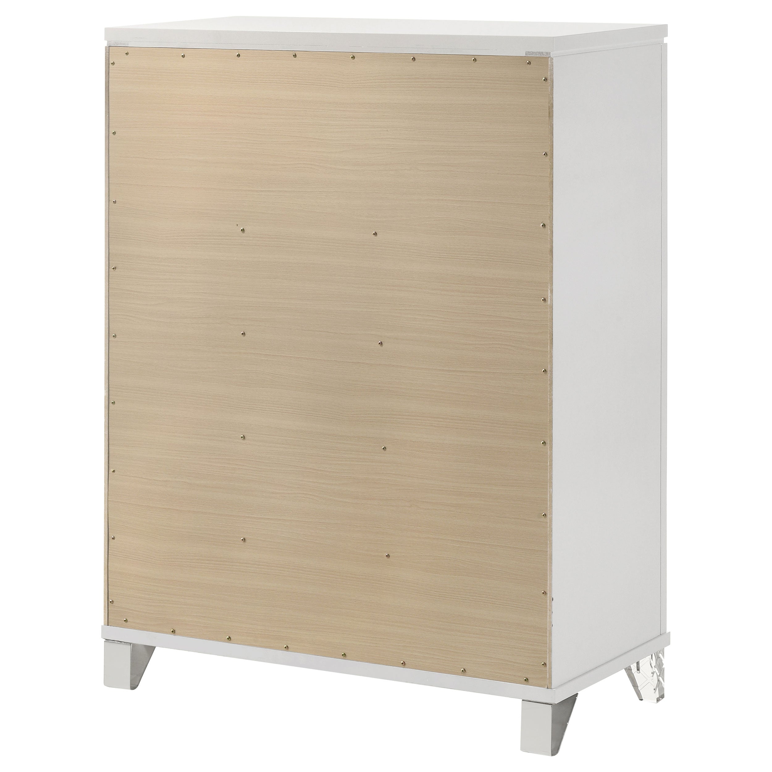 Marmore 5-drawer Bedroom Chest of Drawers White — view 8