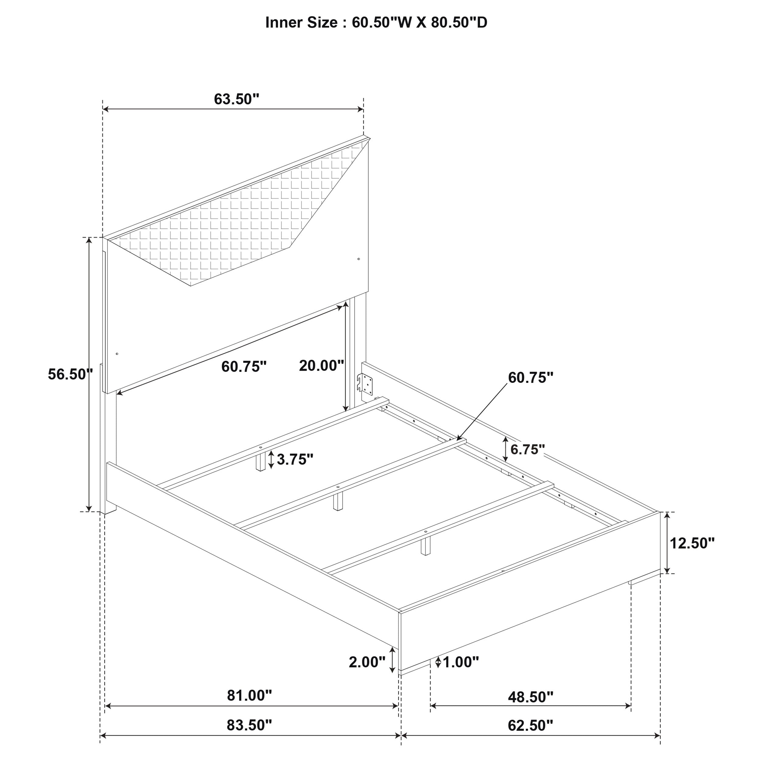 Ives 5-piece Queen Bedroom Set Grey High Gloss — view 16