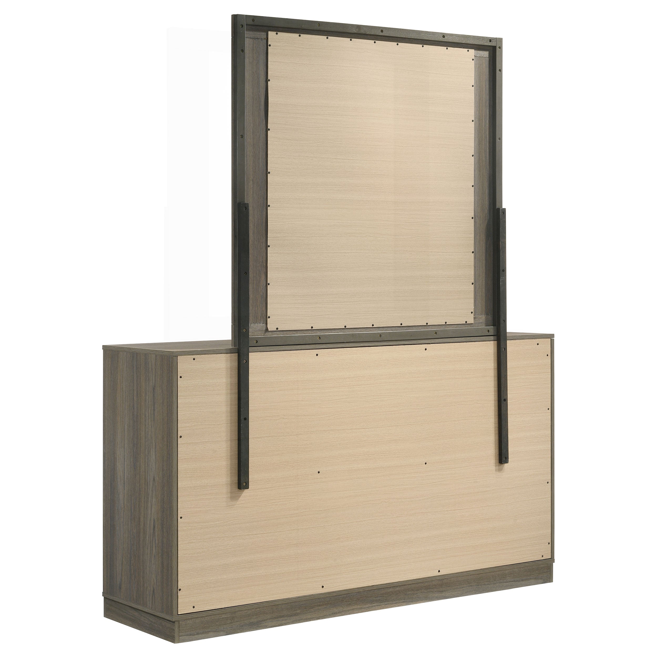 Fenwick 9-drawer Dresser with Mirror Grey Oak — view 6