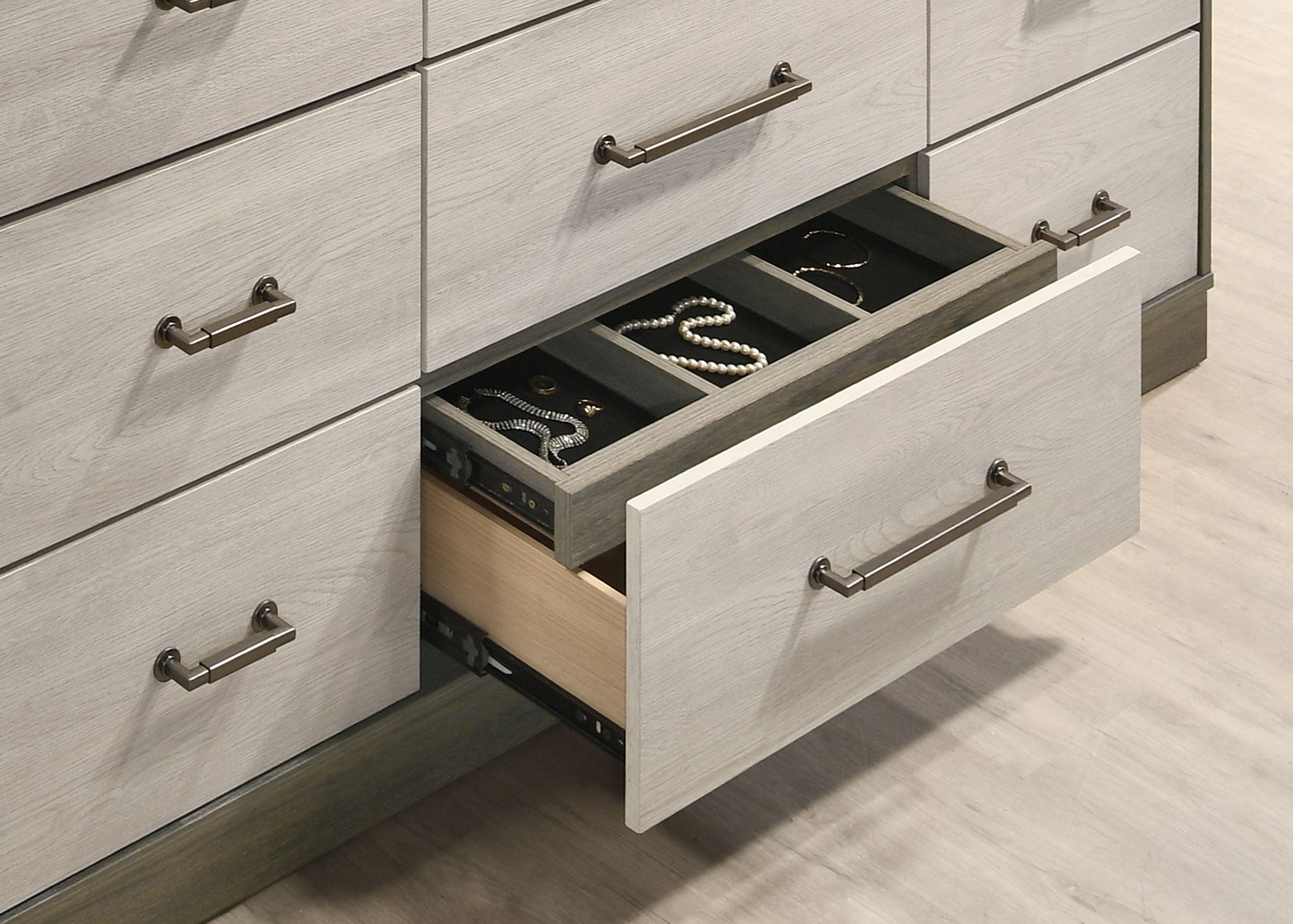 Fenwick 9-drawer Dresser Grey Oak — view 11