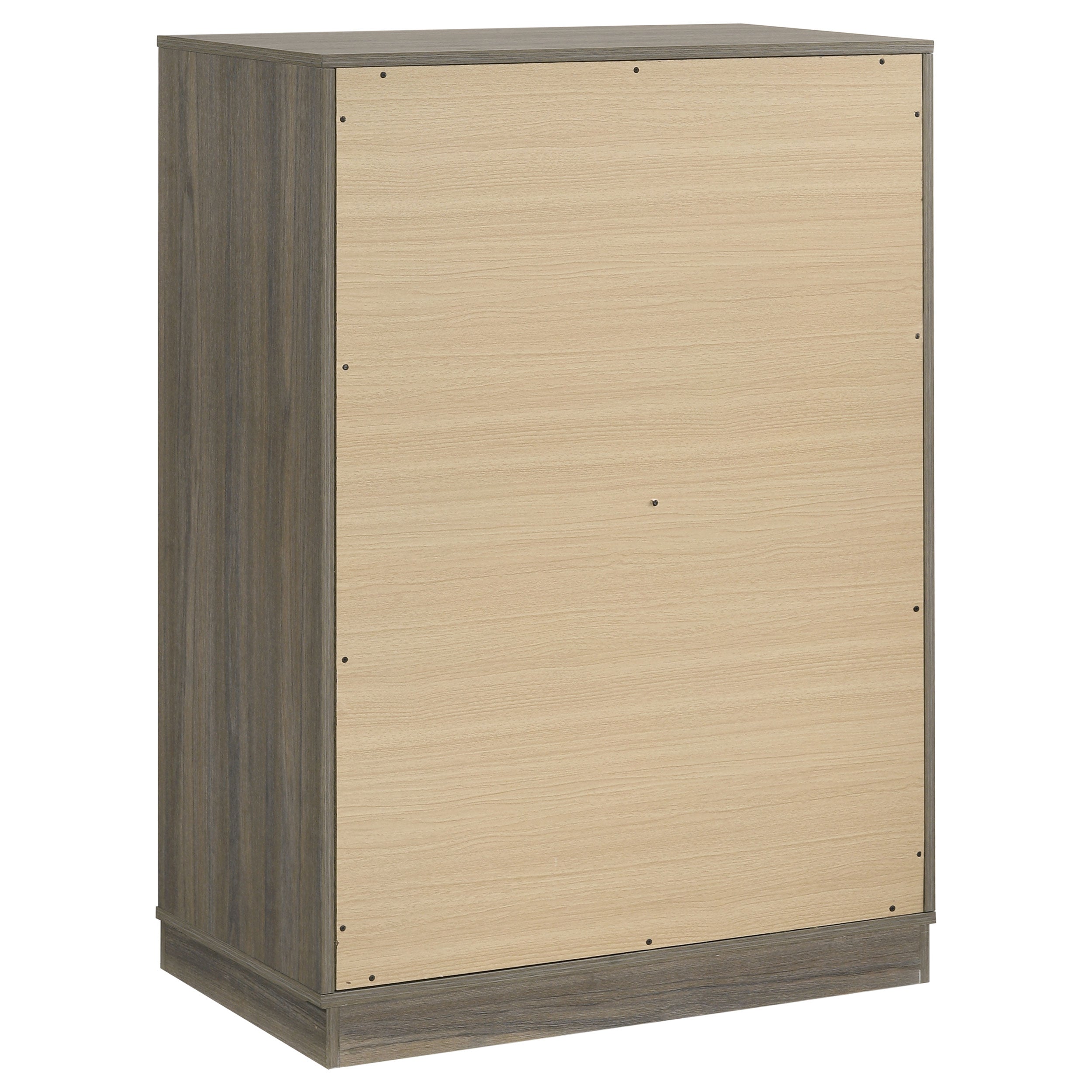 Fenwick 4-drawer Chest of Drawers Grey Oak — view 6