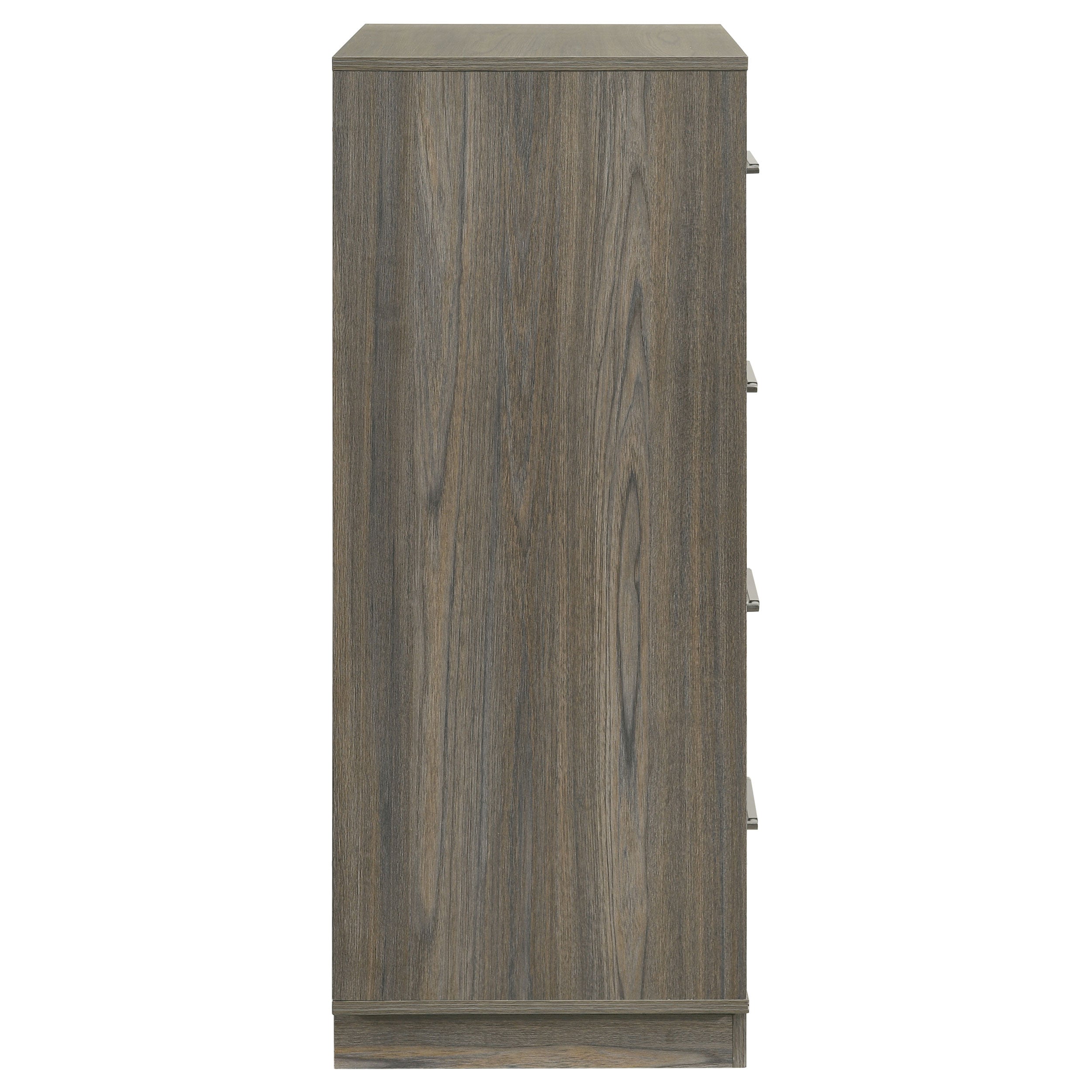Fenwick 4-drawer Chest of Drawers Grey Oak — view 9