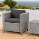 Stylish Outdoor Club Chair With Weather Resistant Cushions