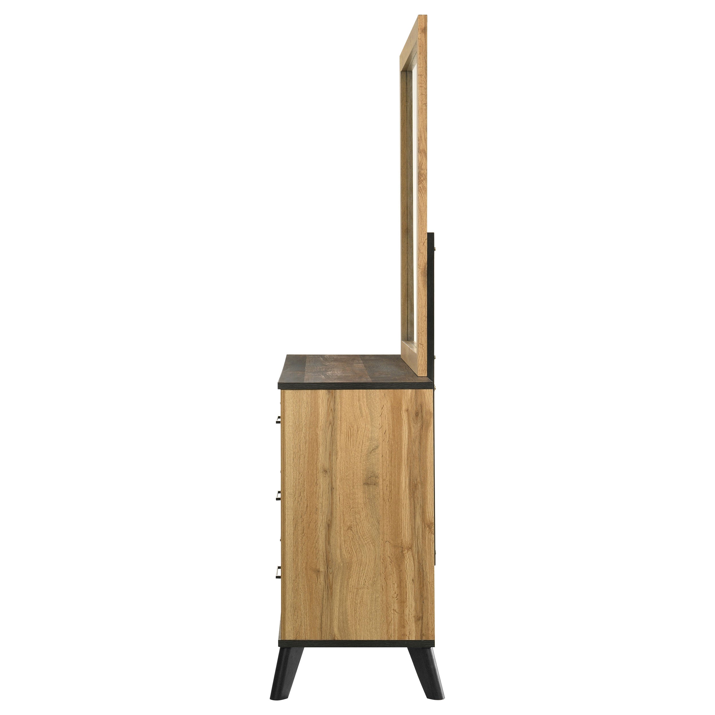 Kaywood 6-drawer Dresser and Mirror Natural Pine — view 5