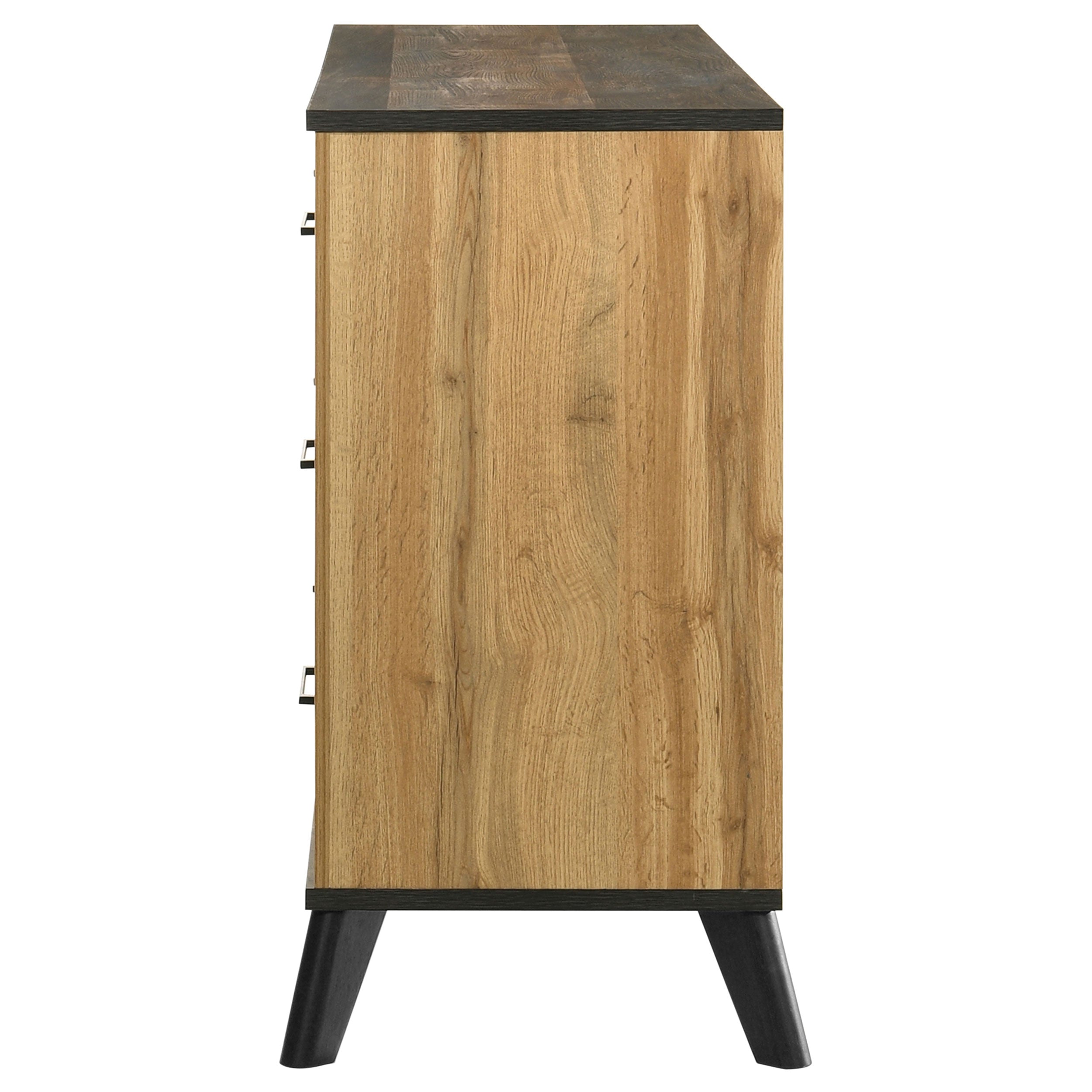 Kaywood 6-drawer Dresser Cabinet Natural Pine — view 5
