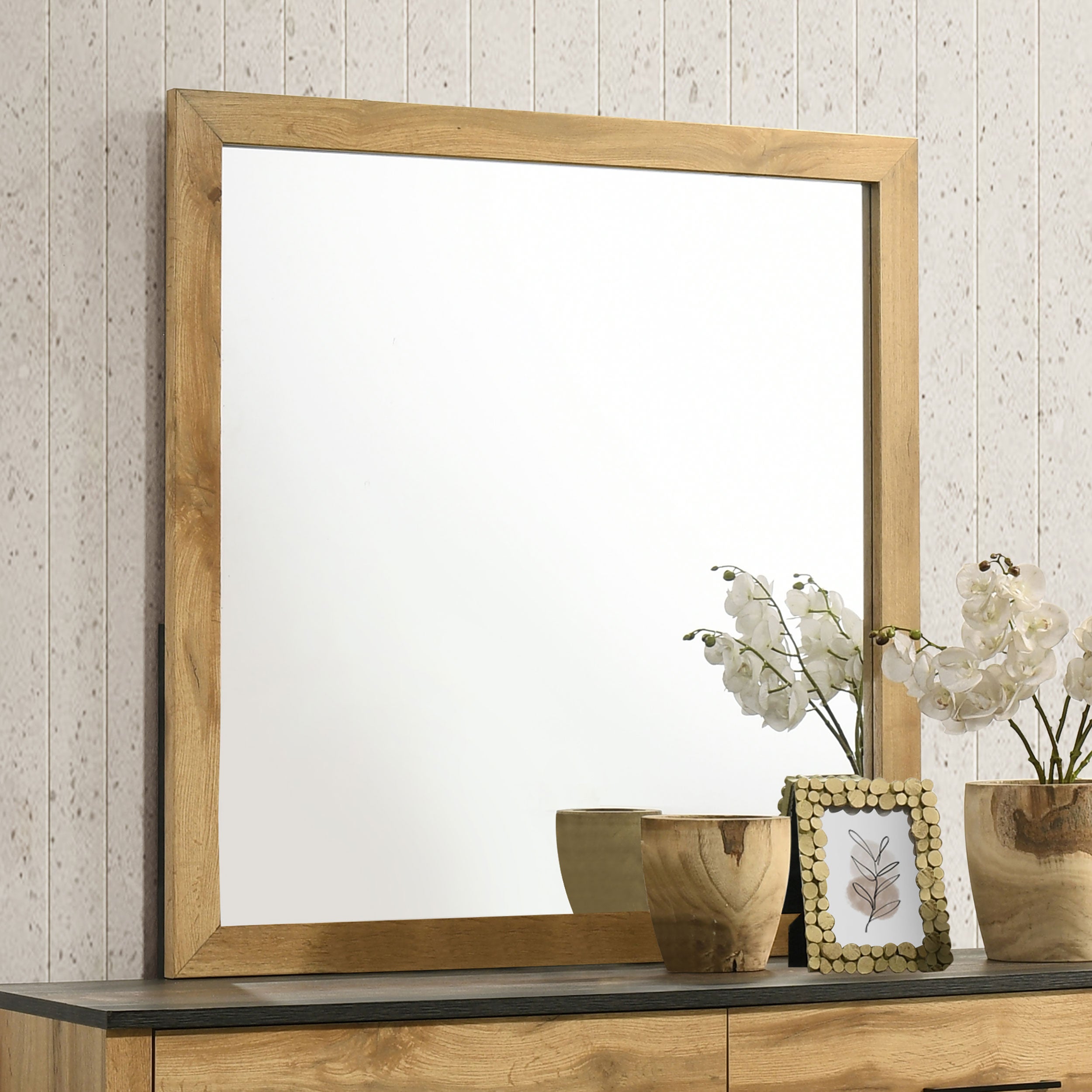 Kaywood Dresser Mirror Natural Pine — view 2