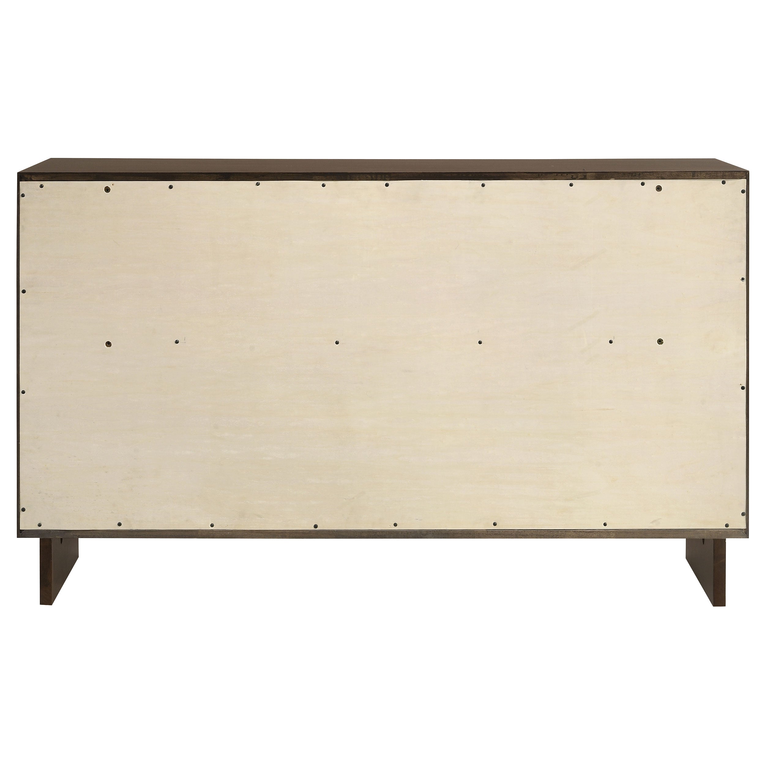 Glenwood 6-drawer Dresser Cabinet Warm Brown — view 7