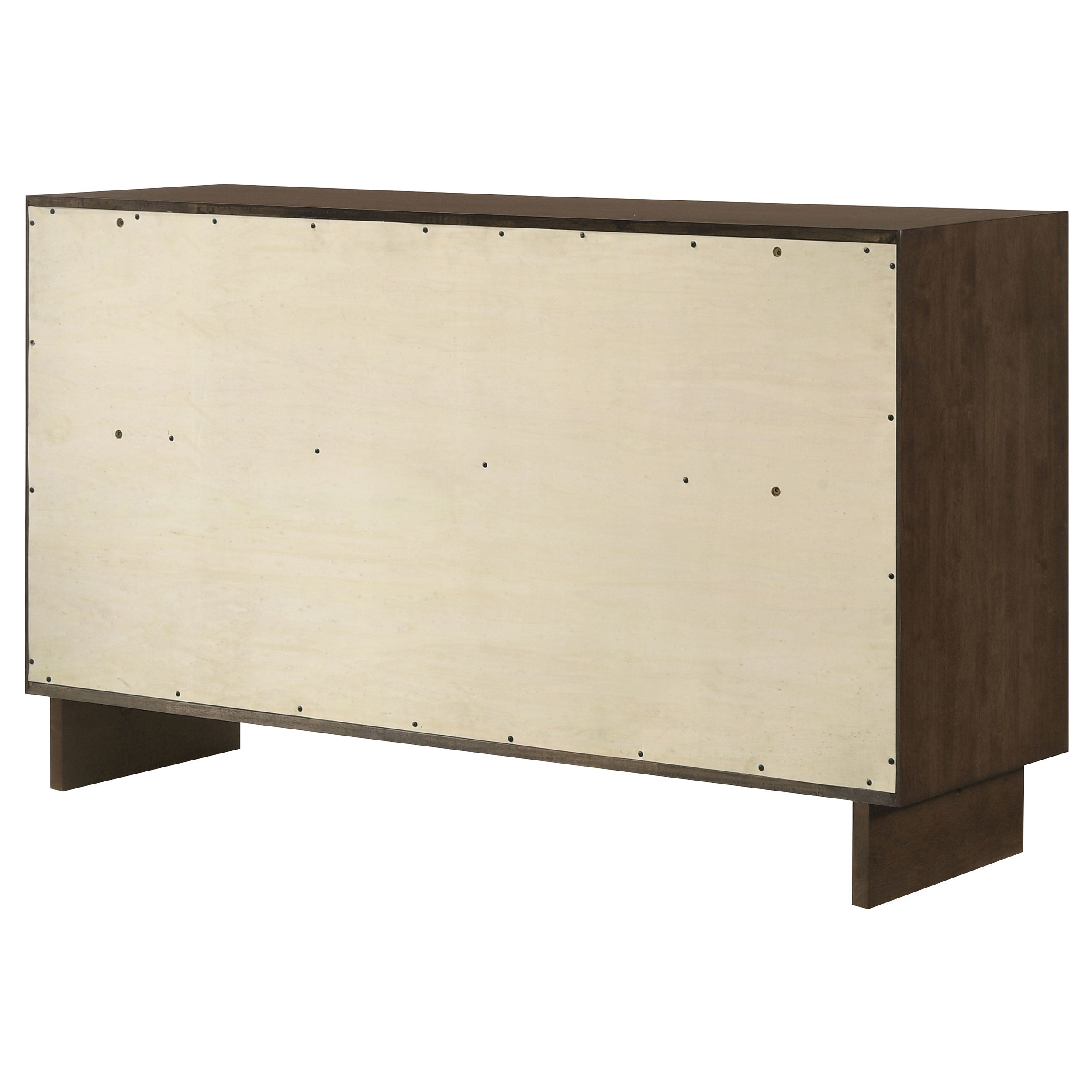 Glenwood 6-drawer Dresser Cabinet Warm Brown — view 8