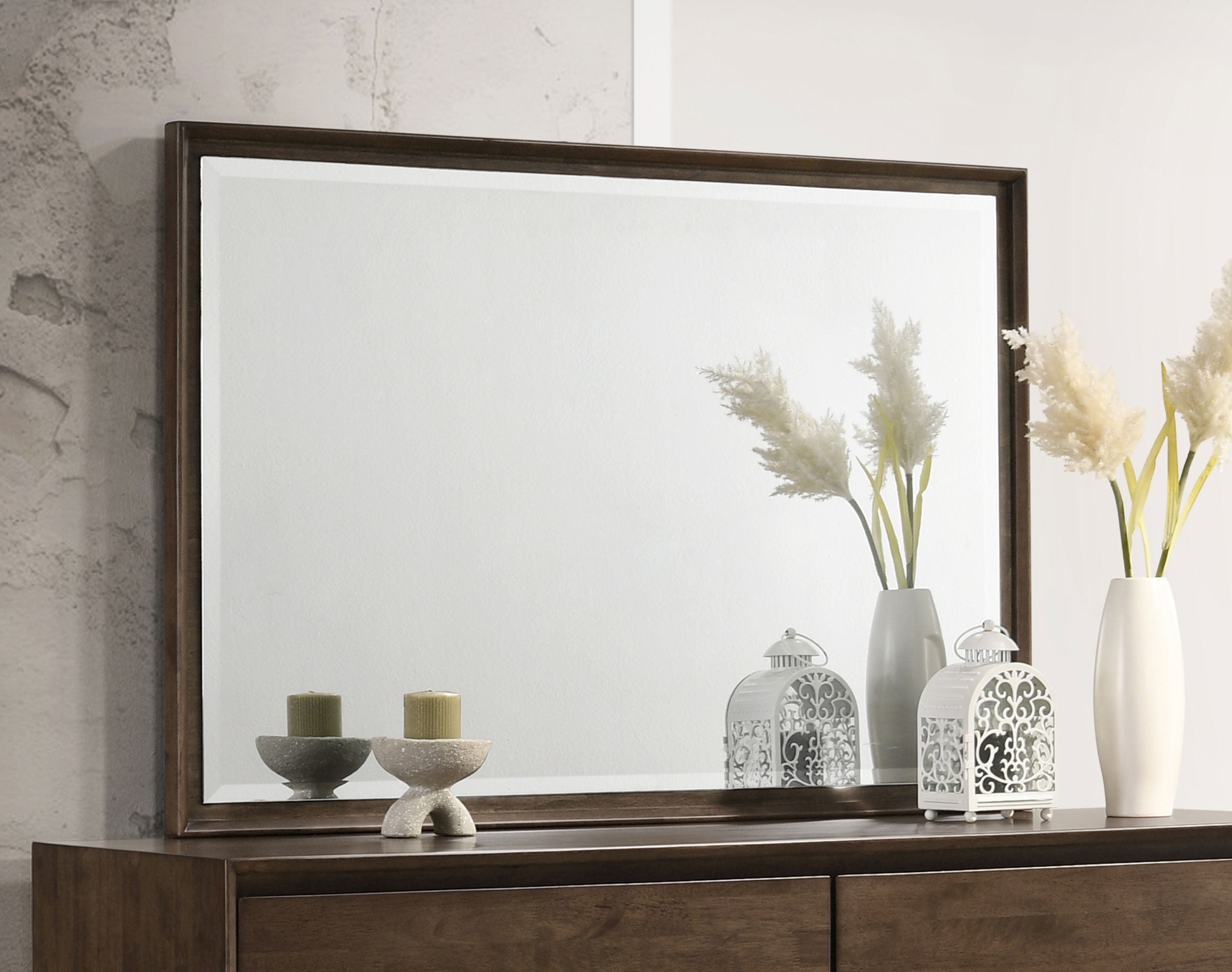 Glenwood Dresser Mirror Warm Brown — view 2