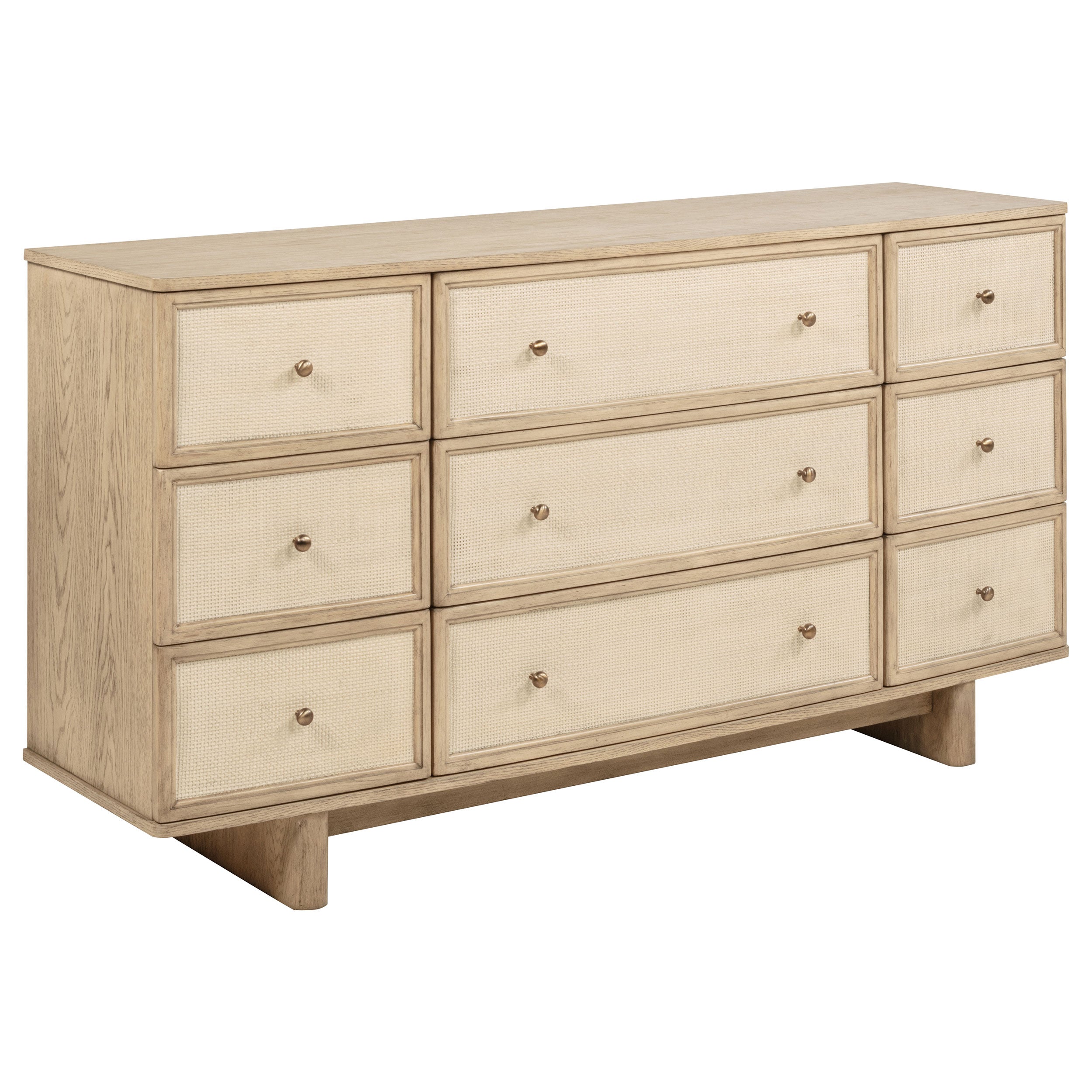 Kailani 4-piece Eastern King Bedroom Set Beige Oak — view 7
