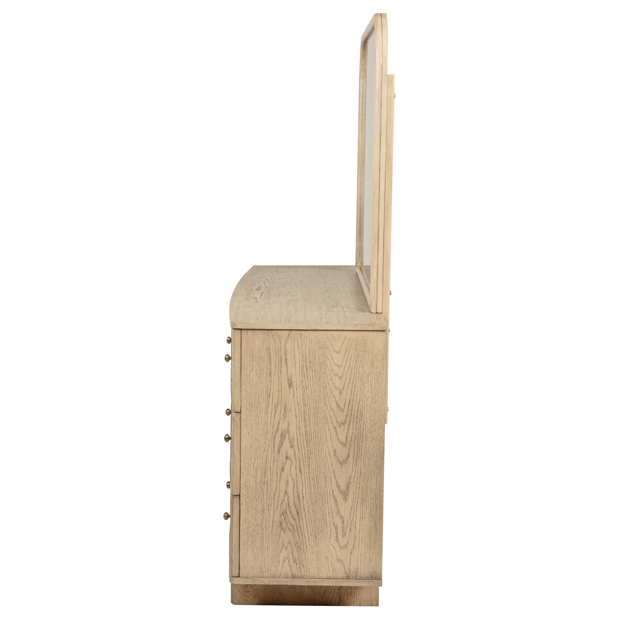 Kailani 9-drawer Dresser and Mirror Beige Oak — view 5