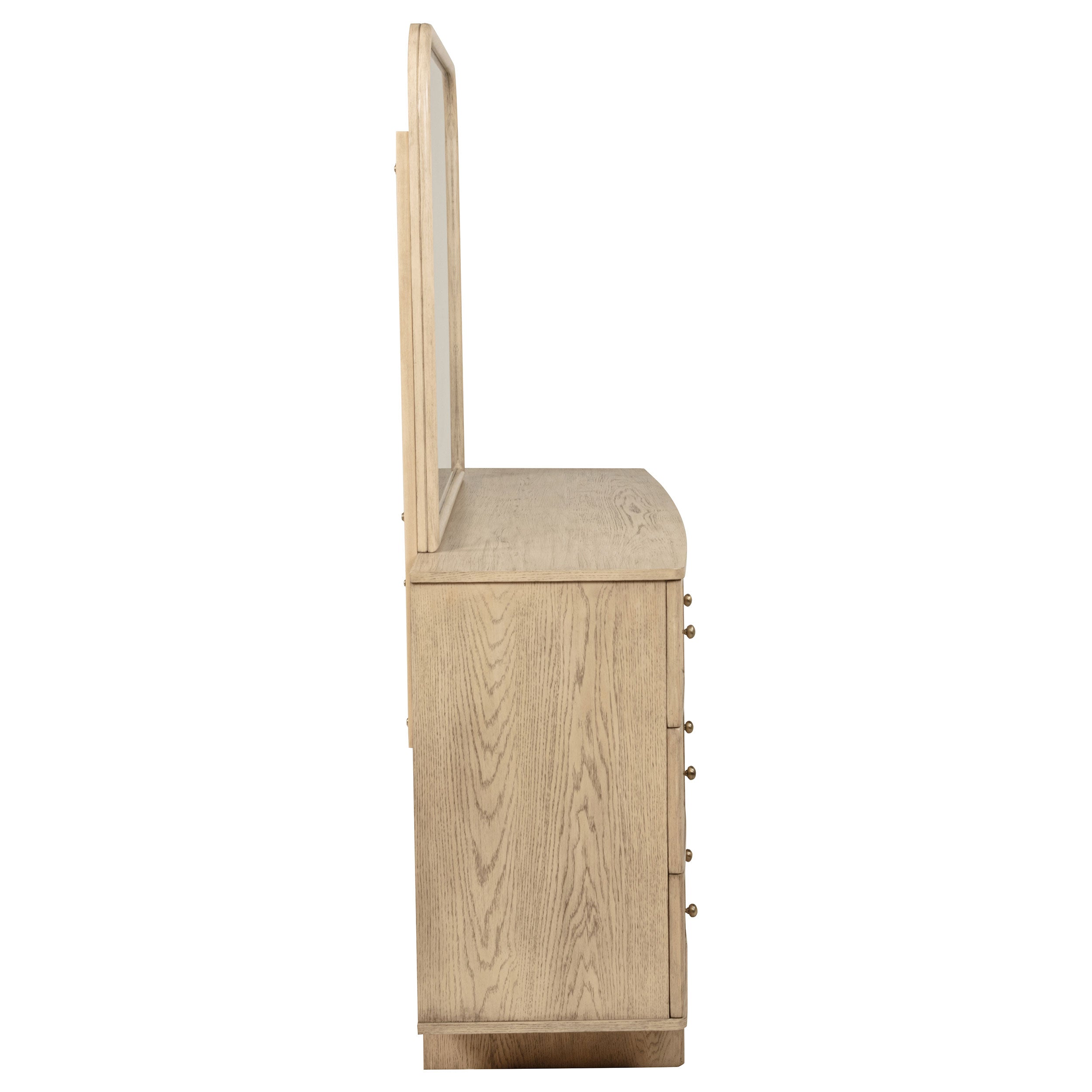 Kailani 9-drawer Dresser and Mirror Beige Oak — view 9