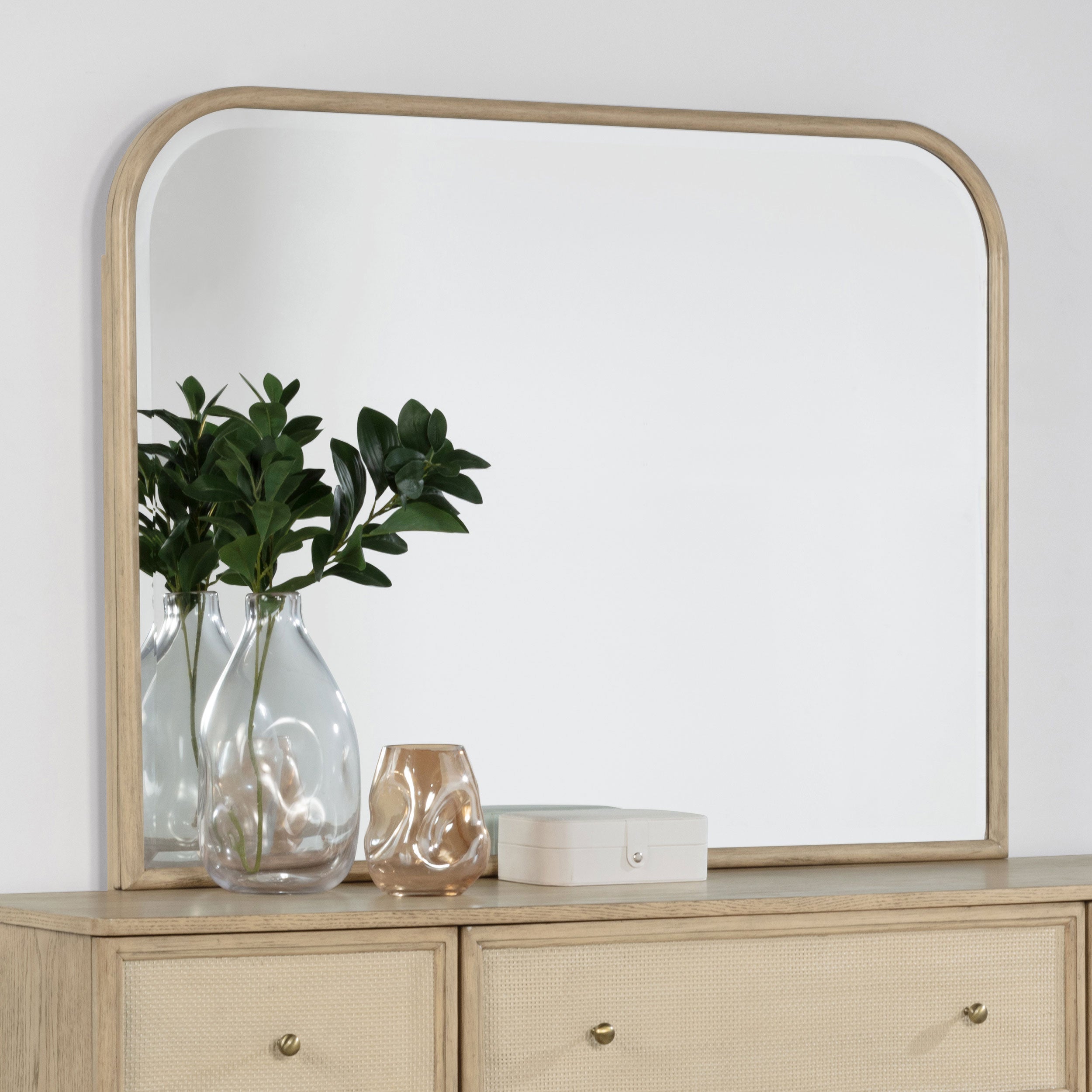 Kailani Dresser Mirror Beige Oak — view 2