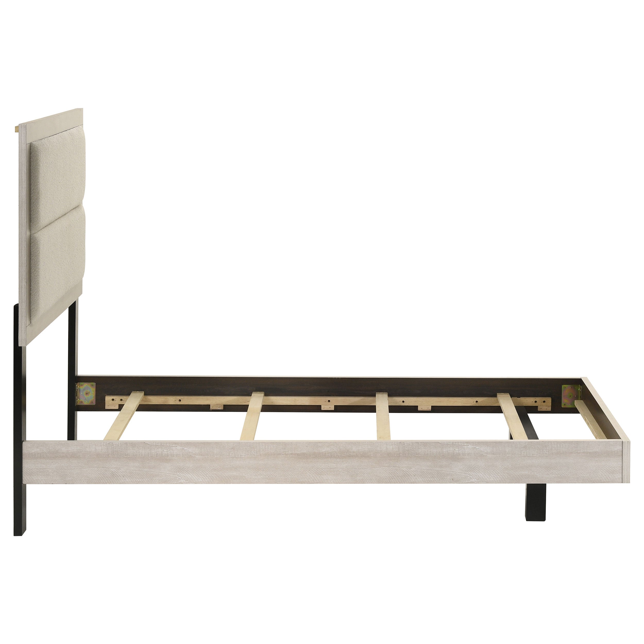 Trenton 54-inch Wood Twin Panel Bed Rustic Cream — view 6