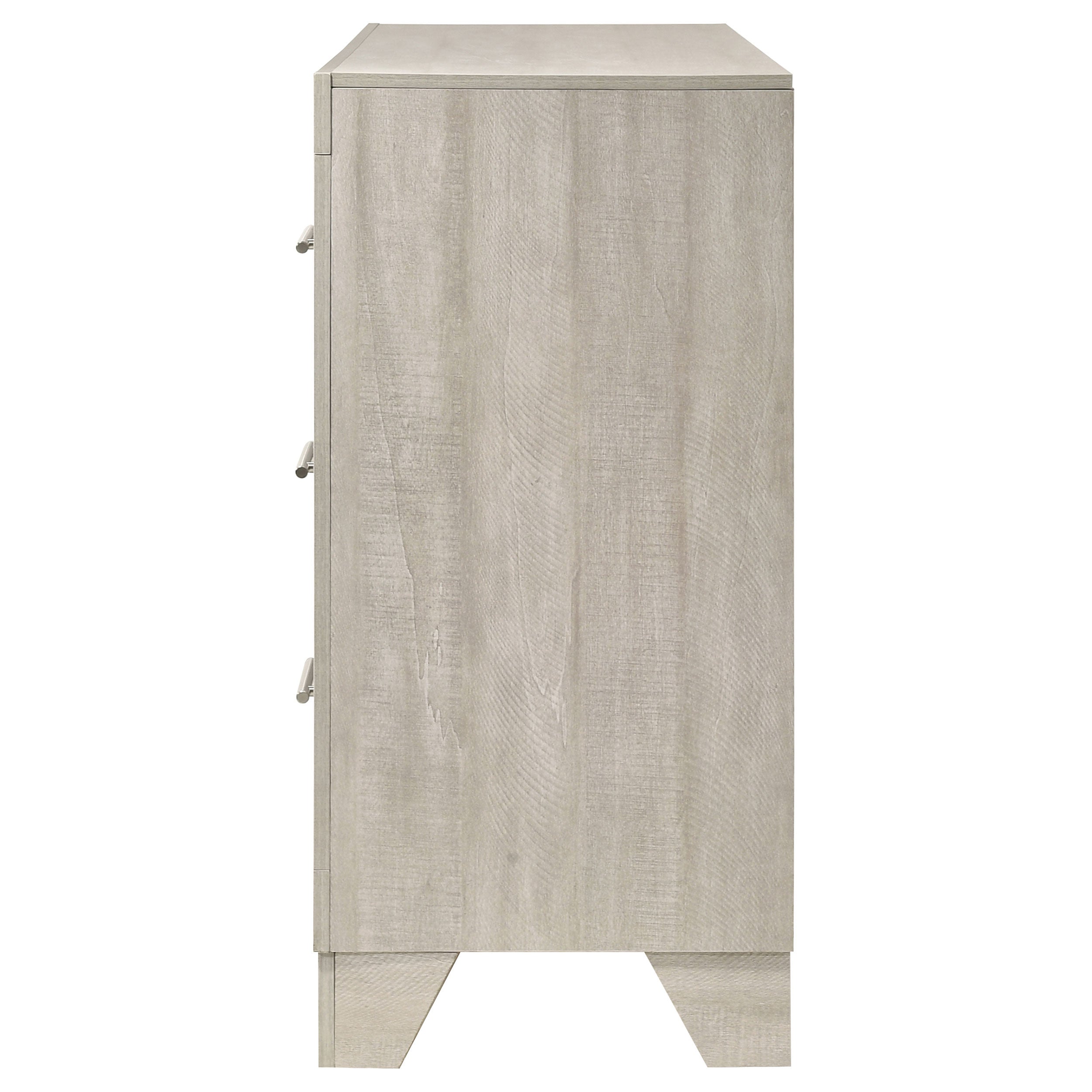 Trenton 6-drawer Bedroom Dresser Rustic Cream — view 5